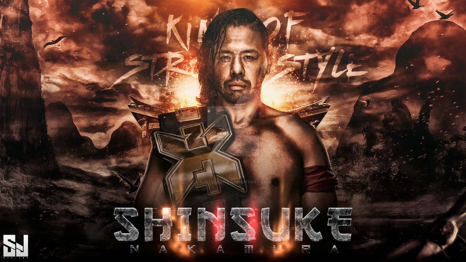 Sj Designs 3d Shinsuke Nakamura Hd Background