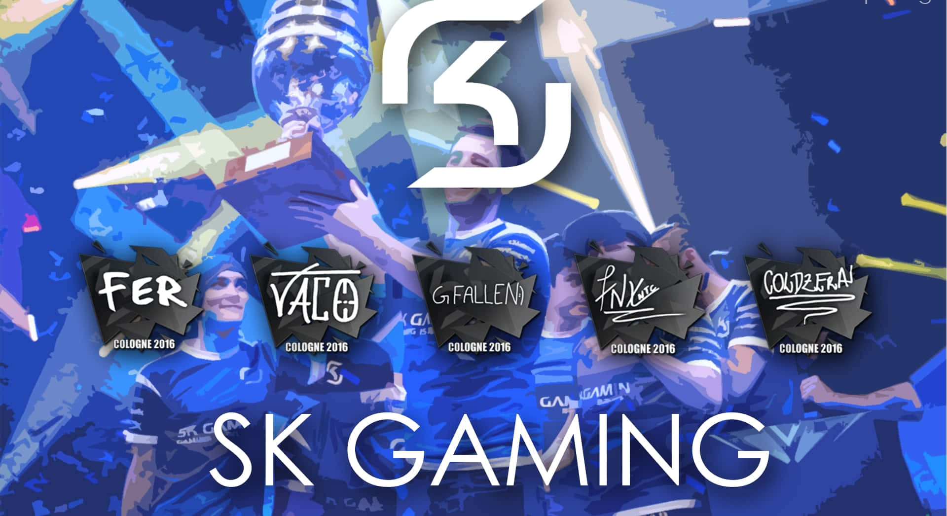 Sk Gaming In Action Background