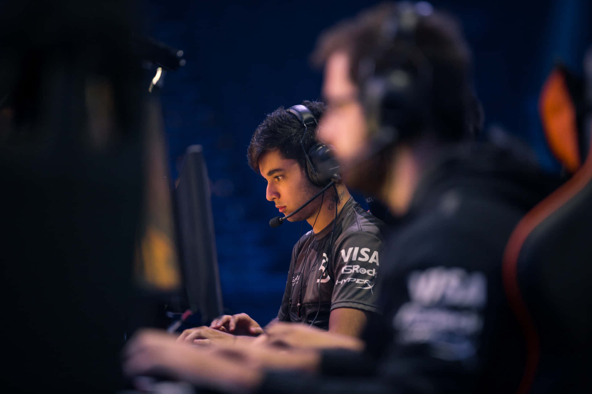 Sk Gaming In Action Background