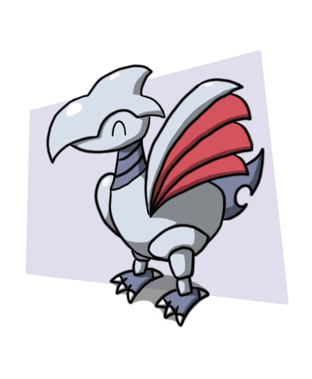 Skarmory Art White Background