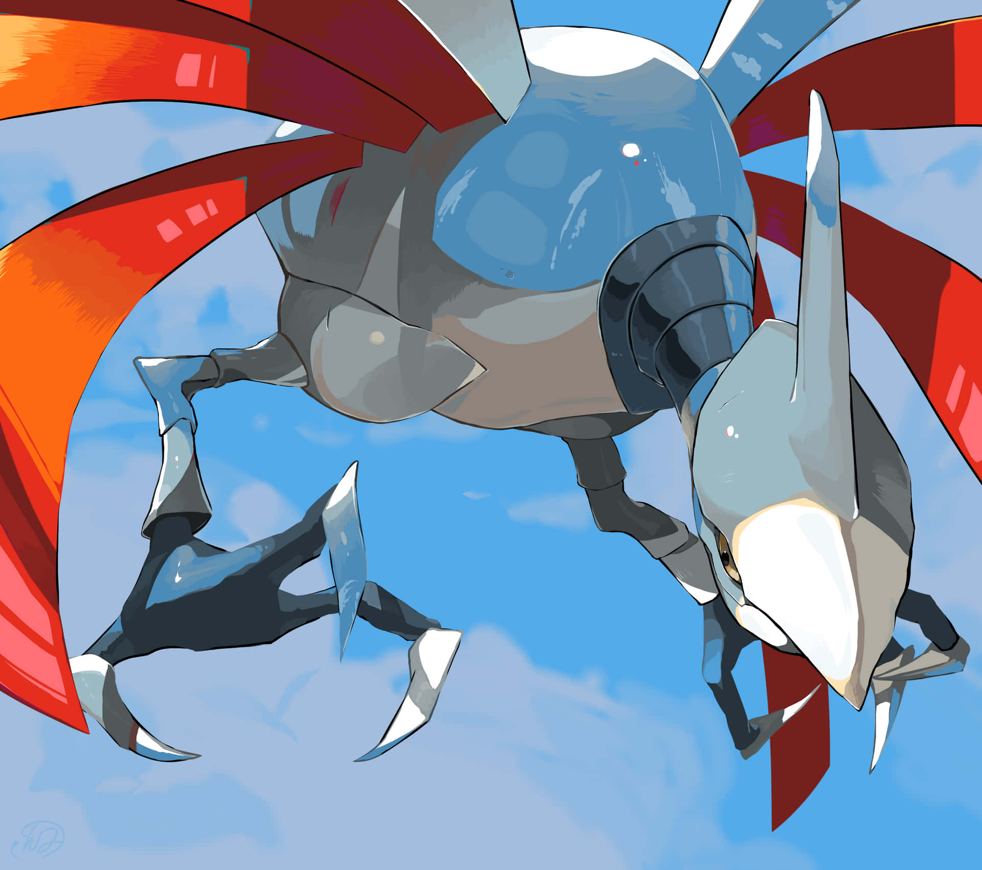 Skarmory Close-up Background