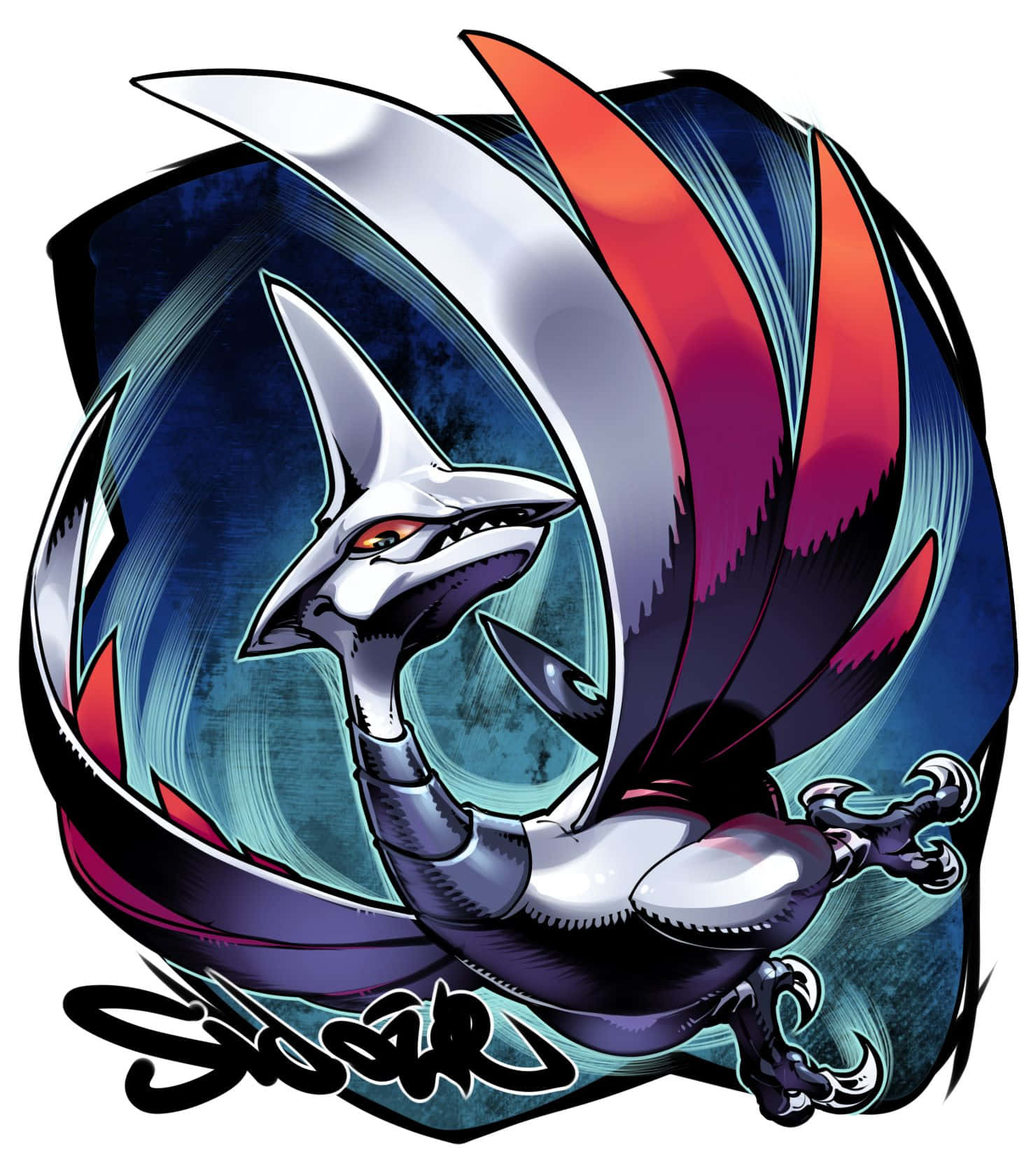 Skarmory Cool 3d Art Background