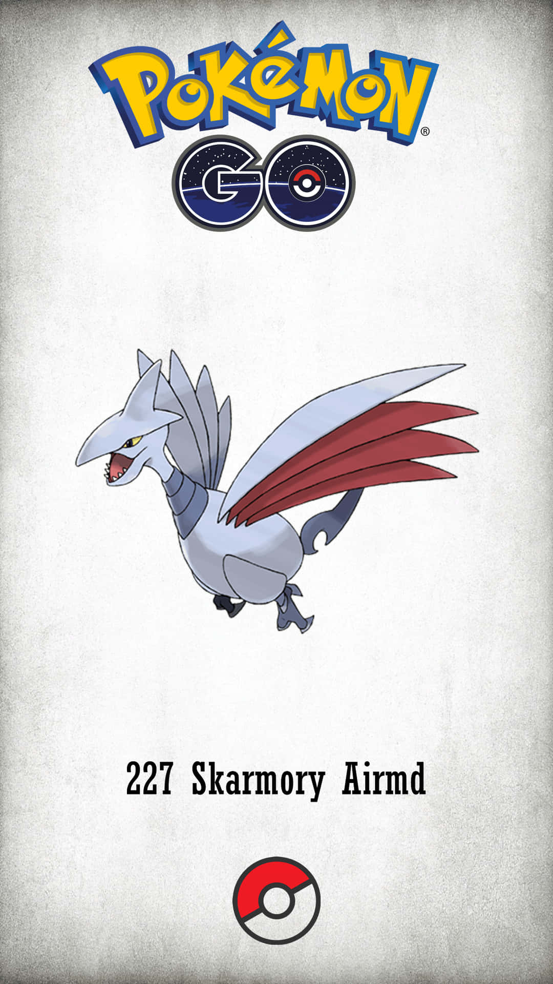 Skarmory Pokeball Background