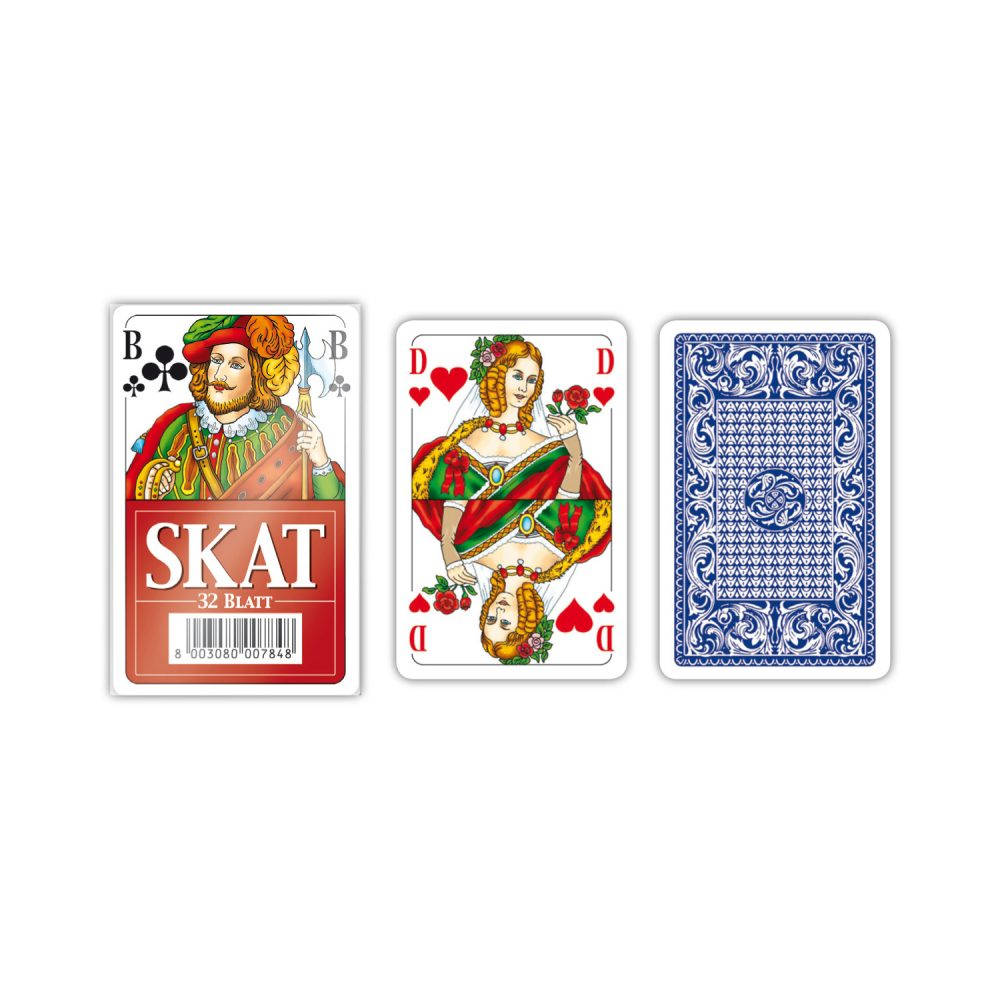 Skat Playing Cards Deck Background