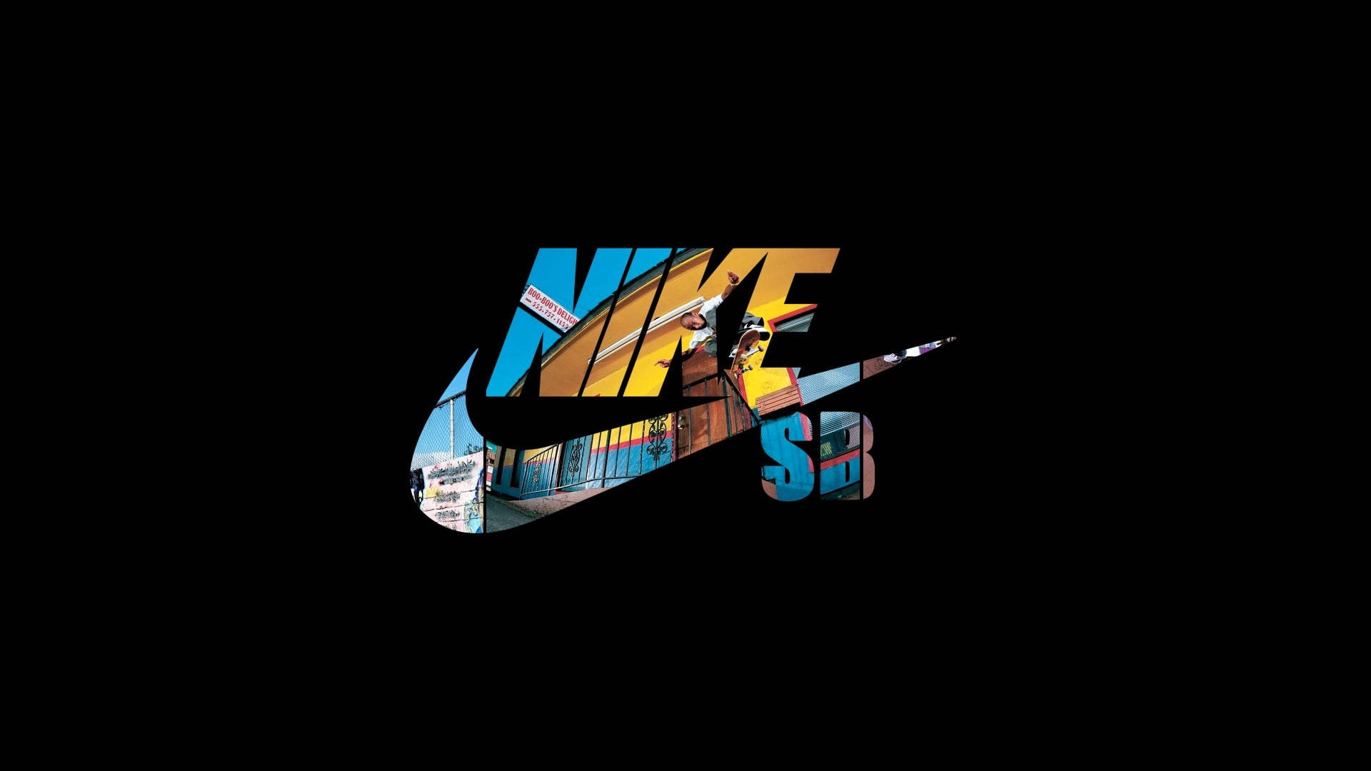 Skateboarder Sb Nike Iphone Logo Background