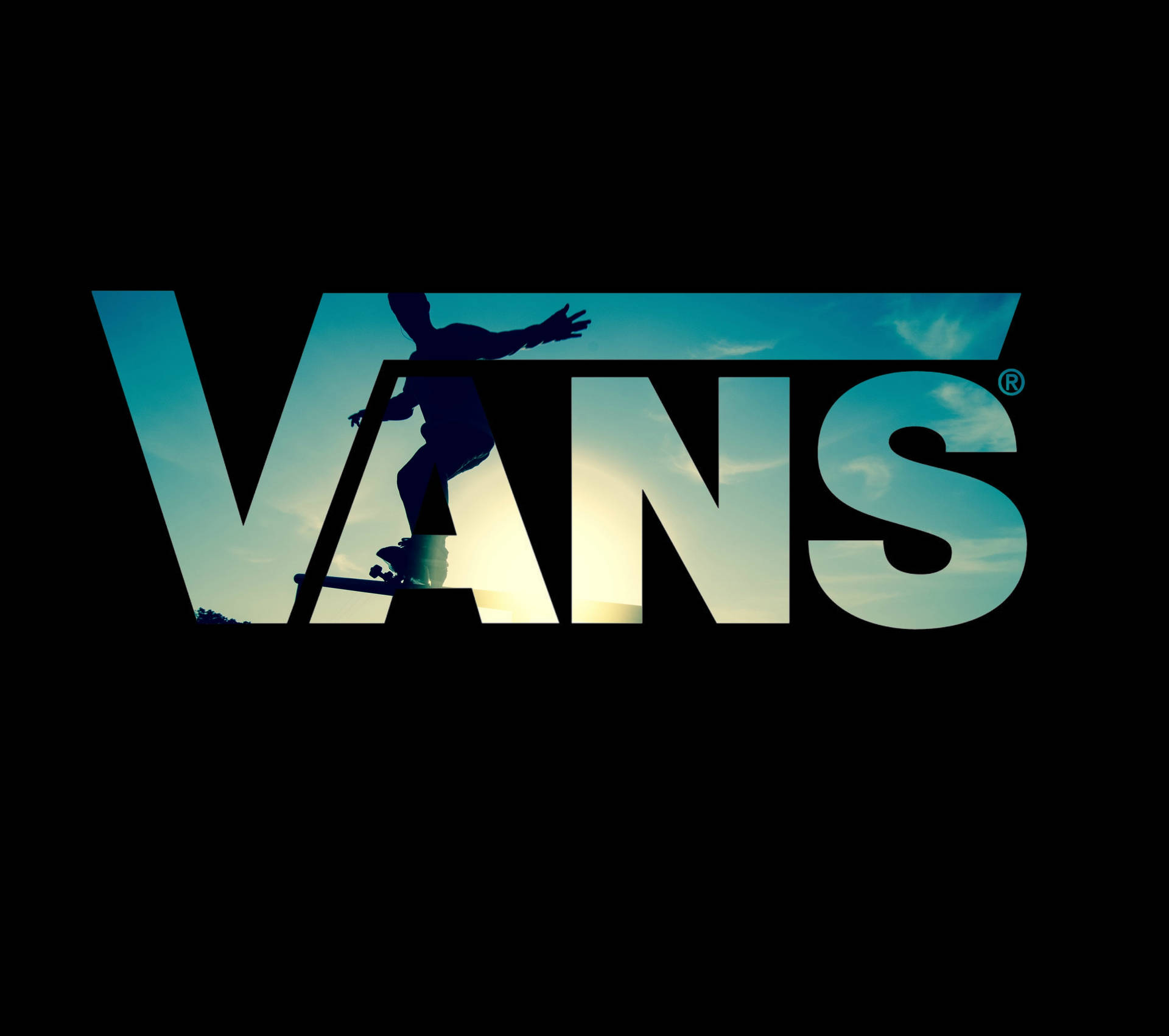 Skater Boy Vans Logo Background