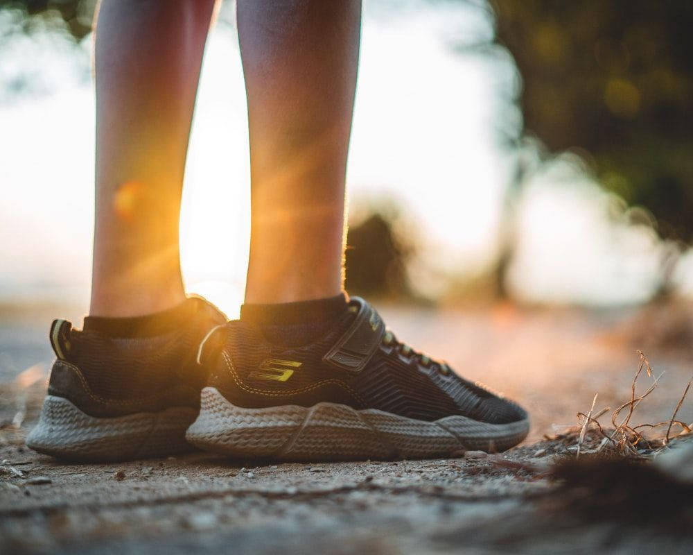 Skechers And The Sunset Background