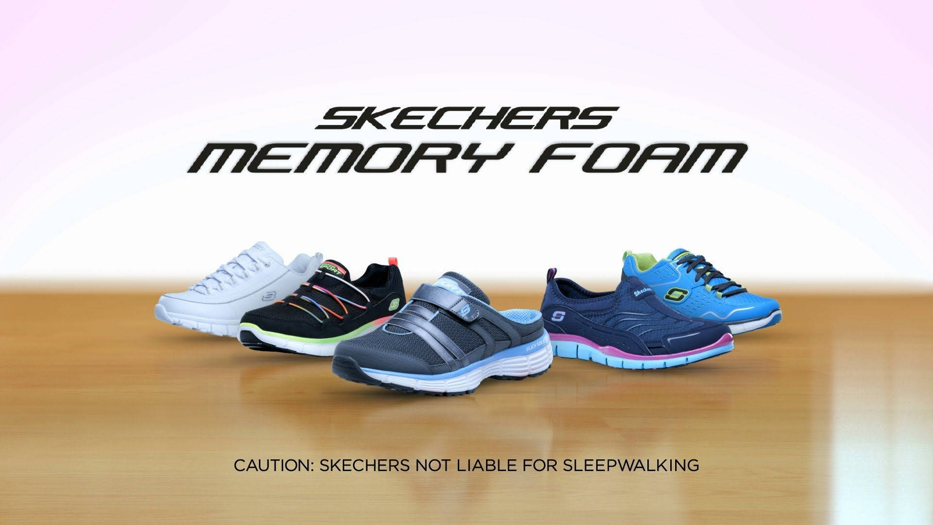 Skechers Sneakers With Memory Foam Background