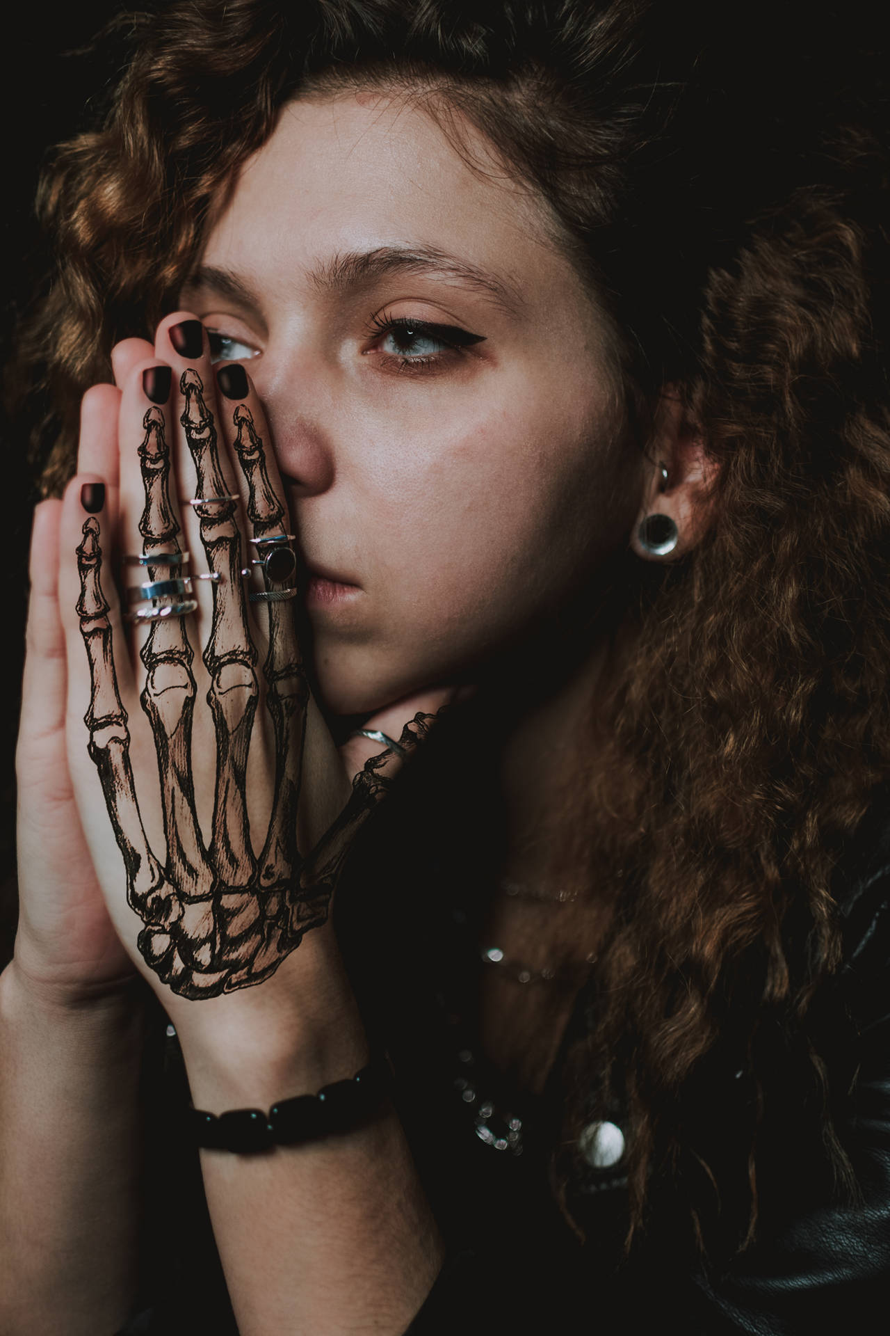 Skeletal Hd Tattoo On Hand