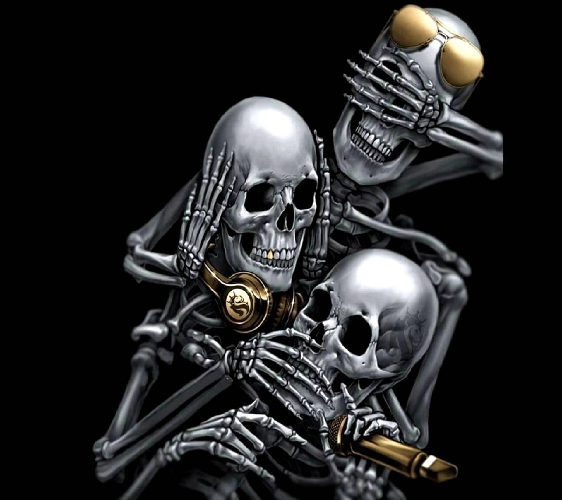 Skeleton Brothers Background