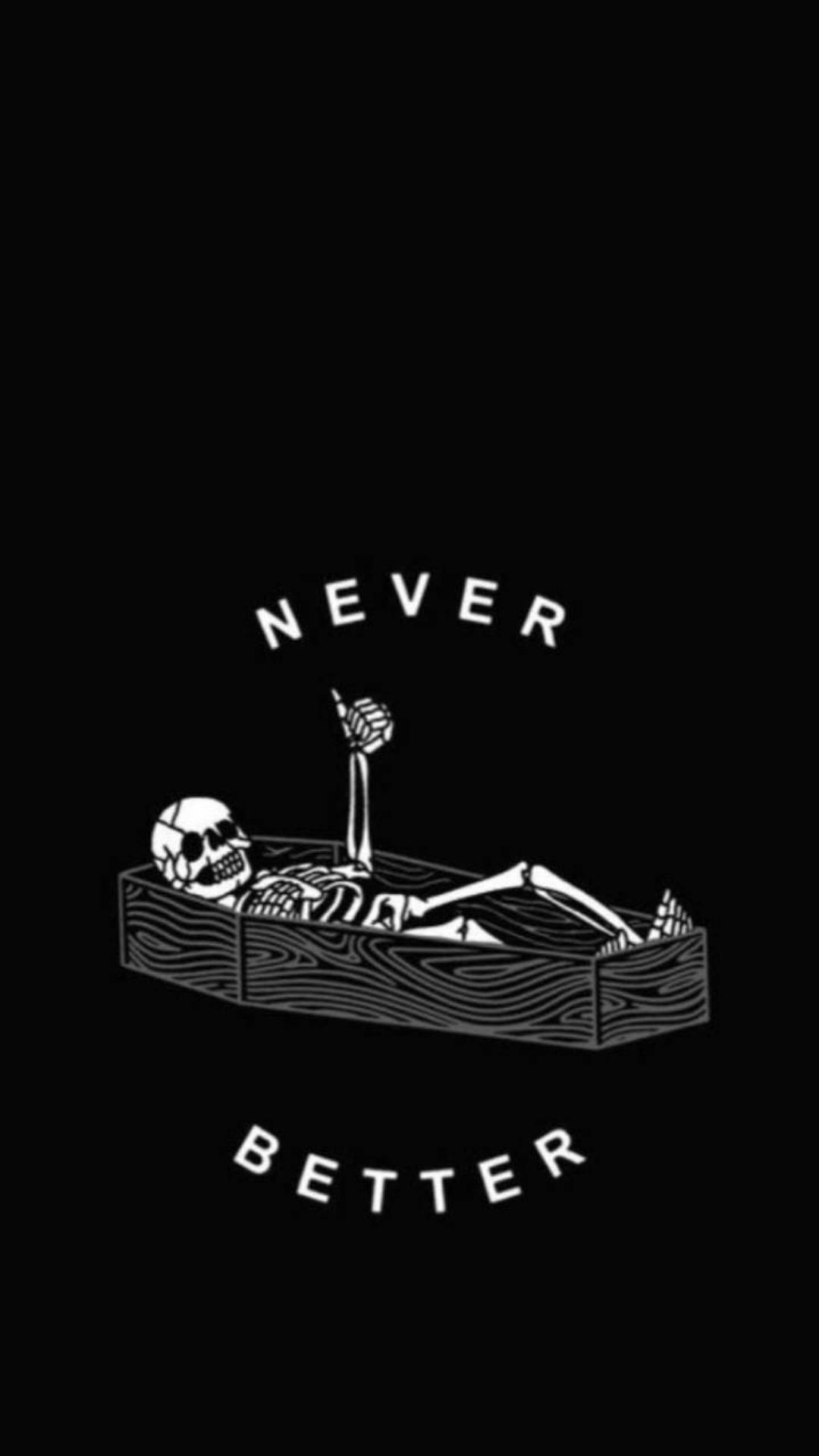 Skeleton Meme Coffin Background