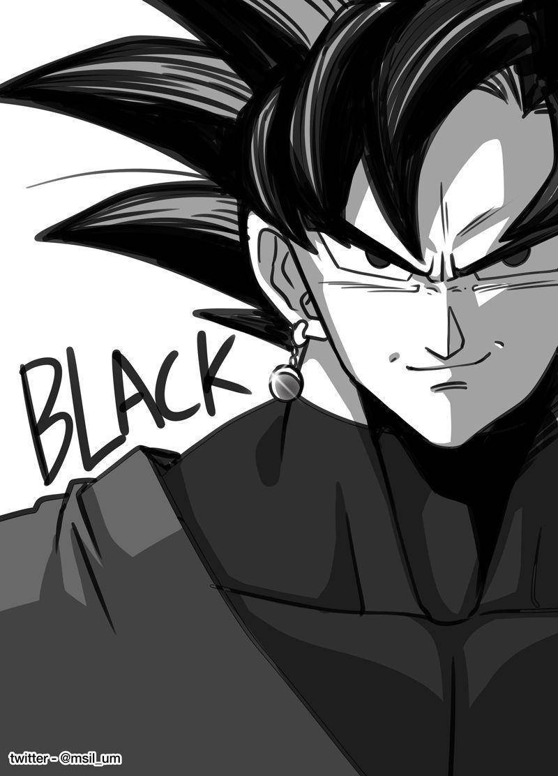 Sketch Goku Black Iphone