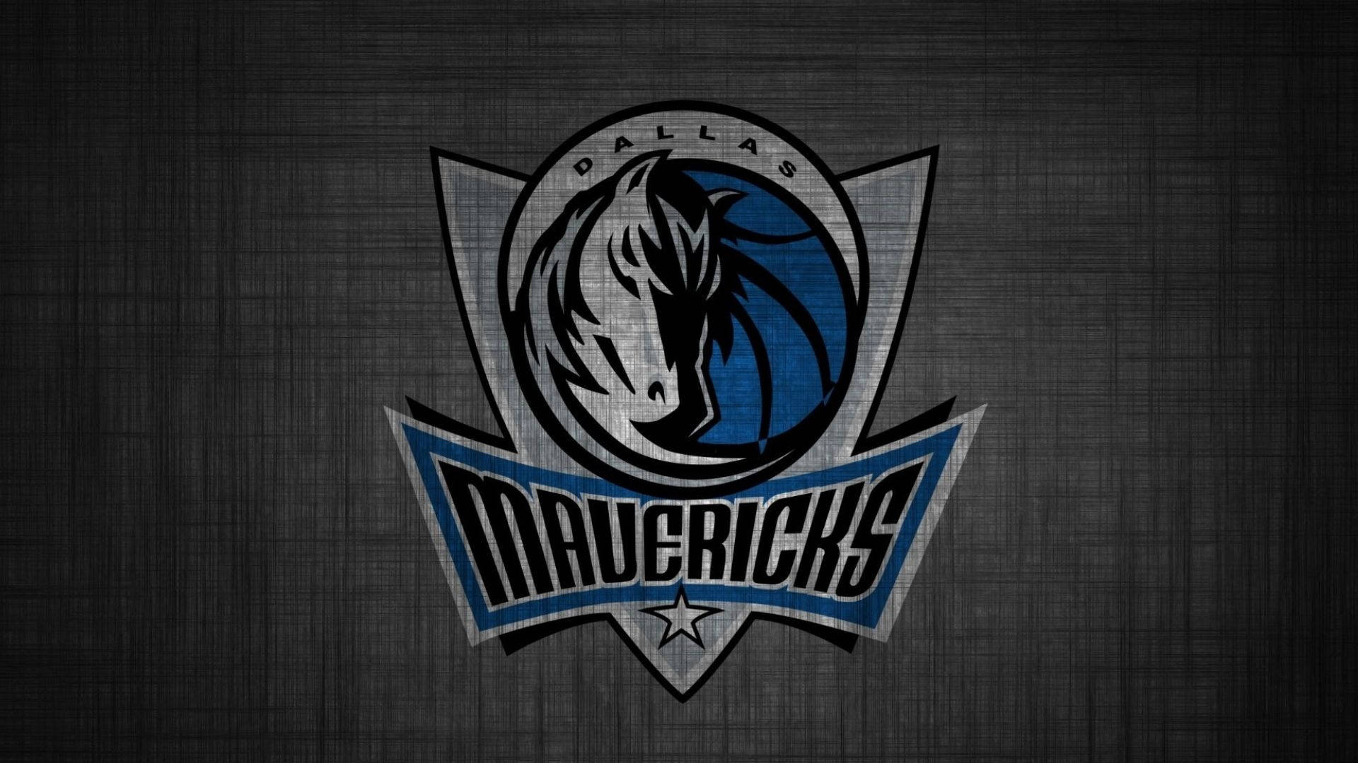 Sketched Representation Of Dallas Mavericks Logo Background