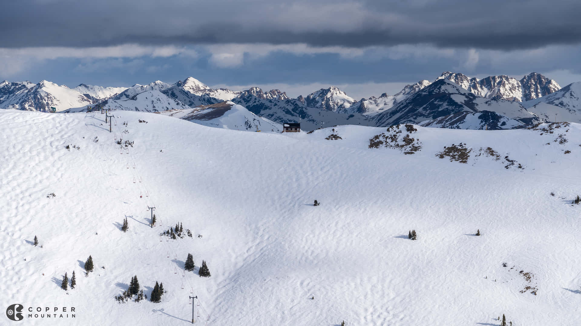 Ski Mountain Resort Background