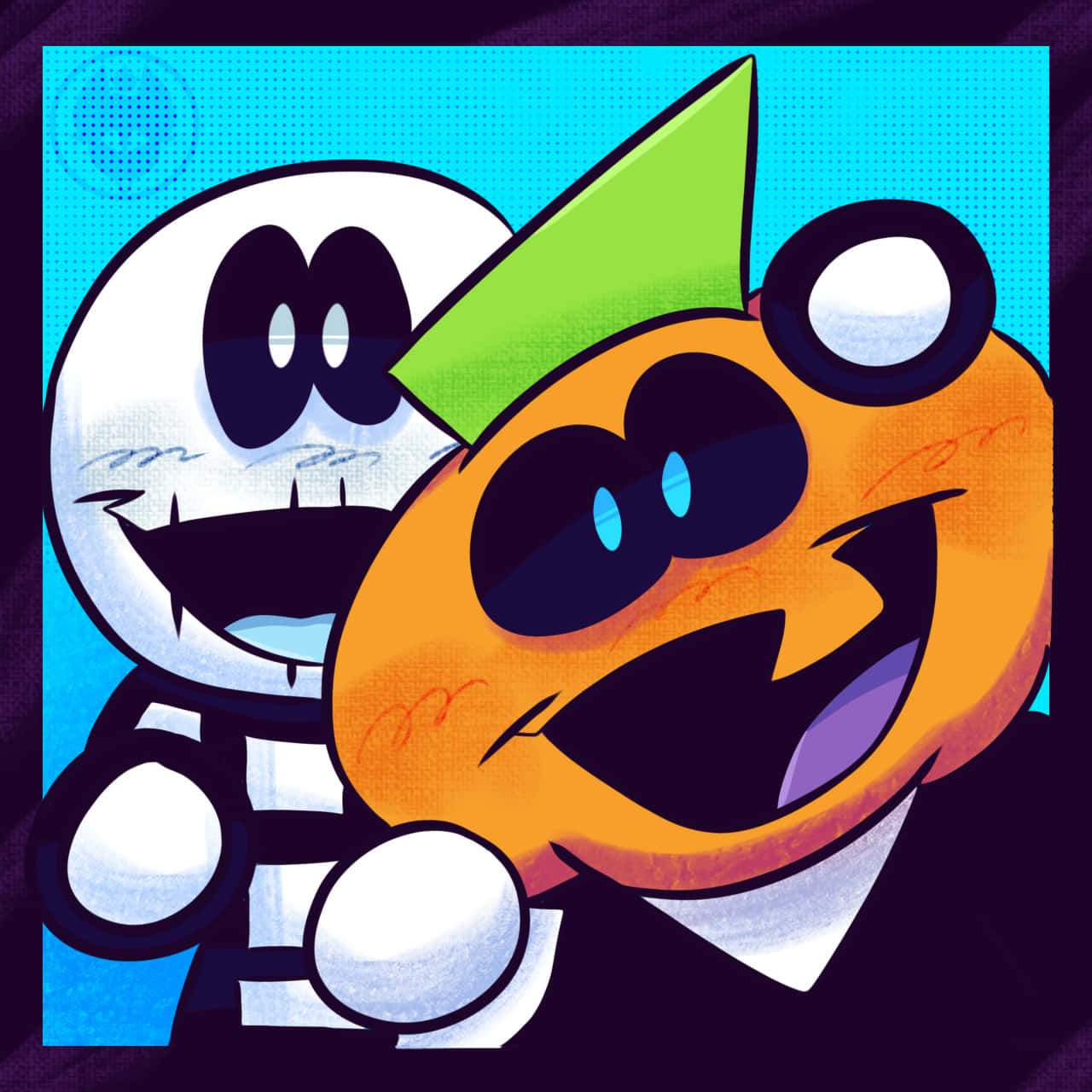 Skid_and_ Pump_ Cartoon_ Characters Background