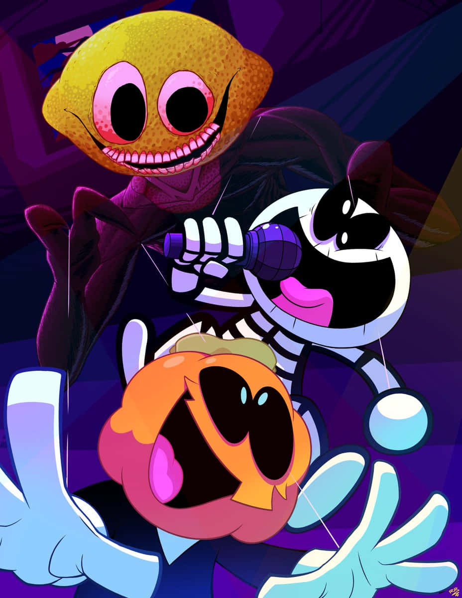 Skid_and_ Pump_ F N F_ Characters Background