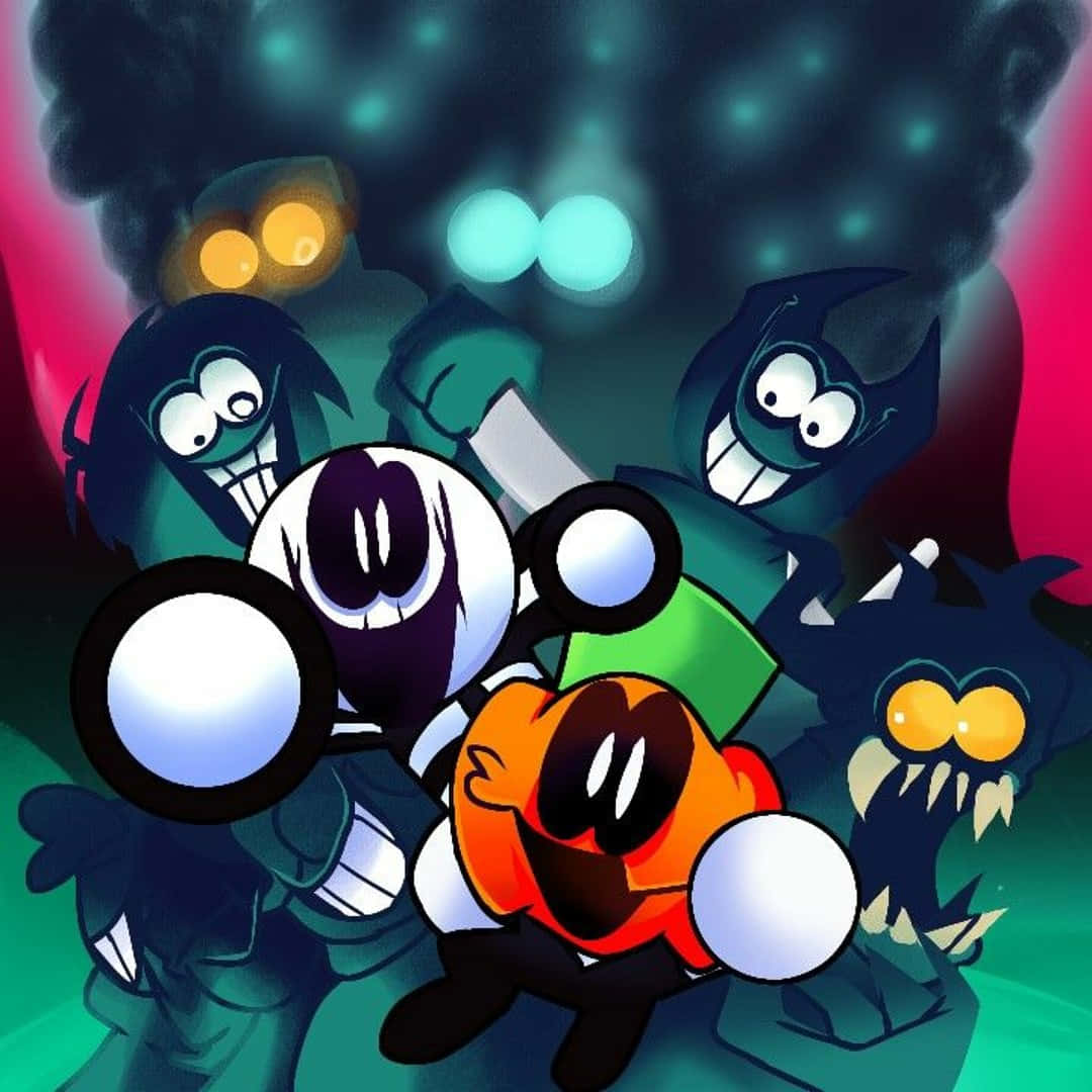 Skid_and_ Pump_ Spooky_ Month_ Adventure Background