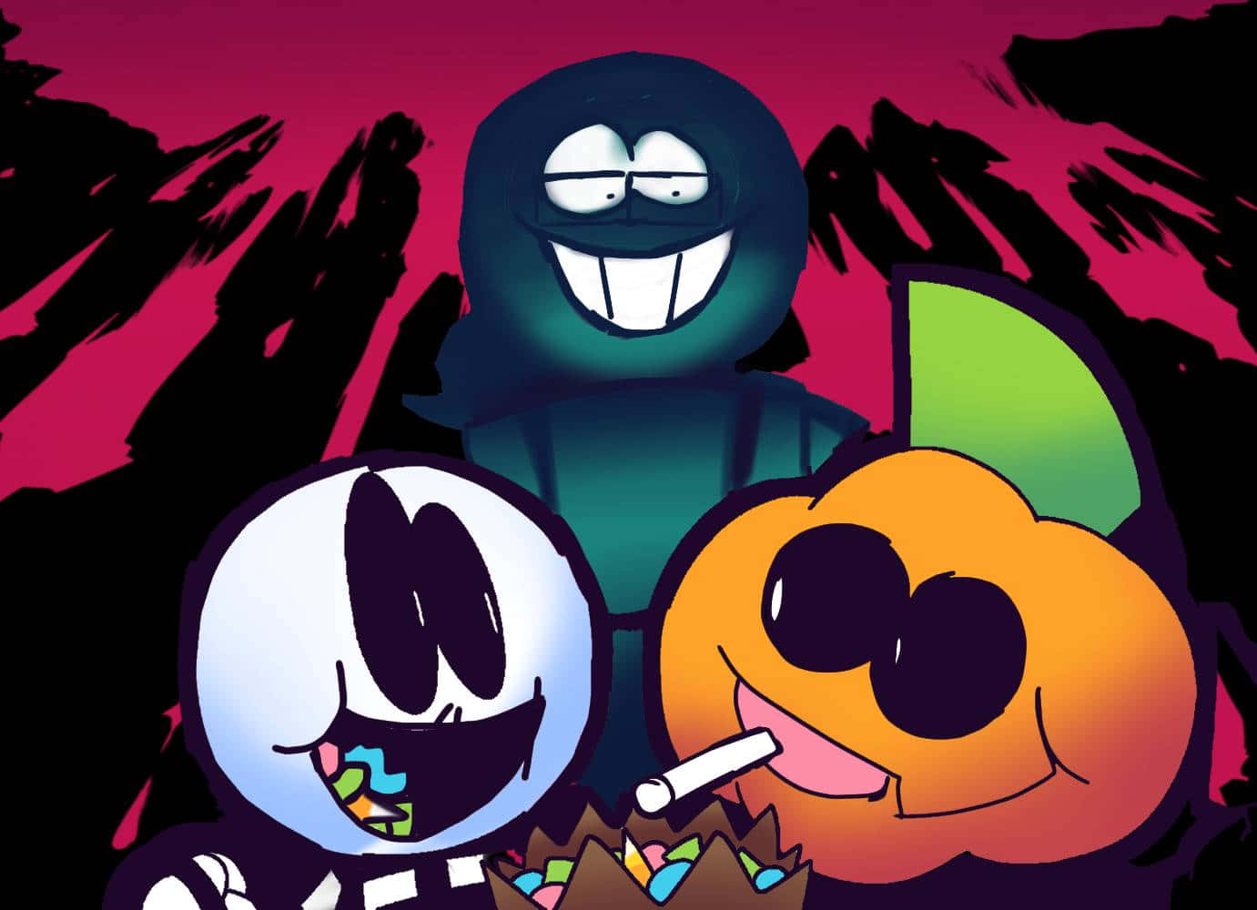 Skid_and_ Pump_with_ Shadowy_ Figure Background