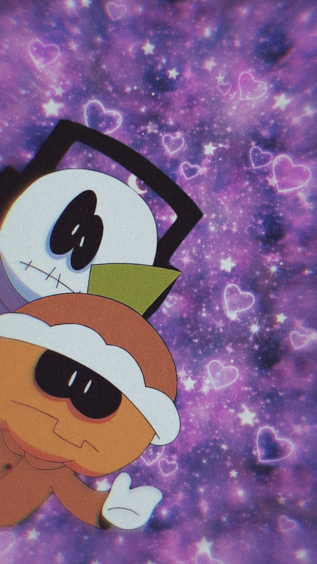 Skidand Pump Cosmic Hearts Background Background