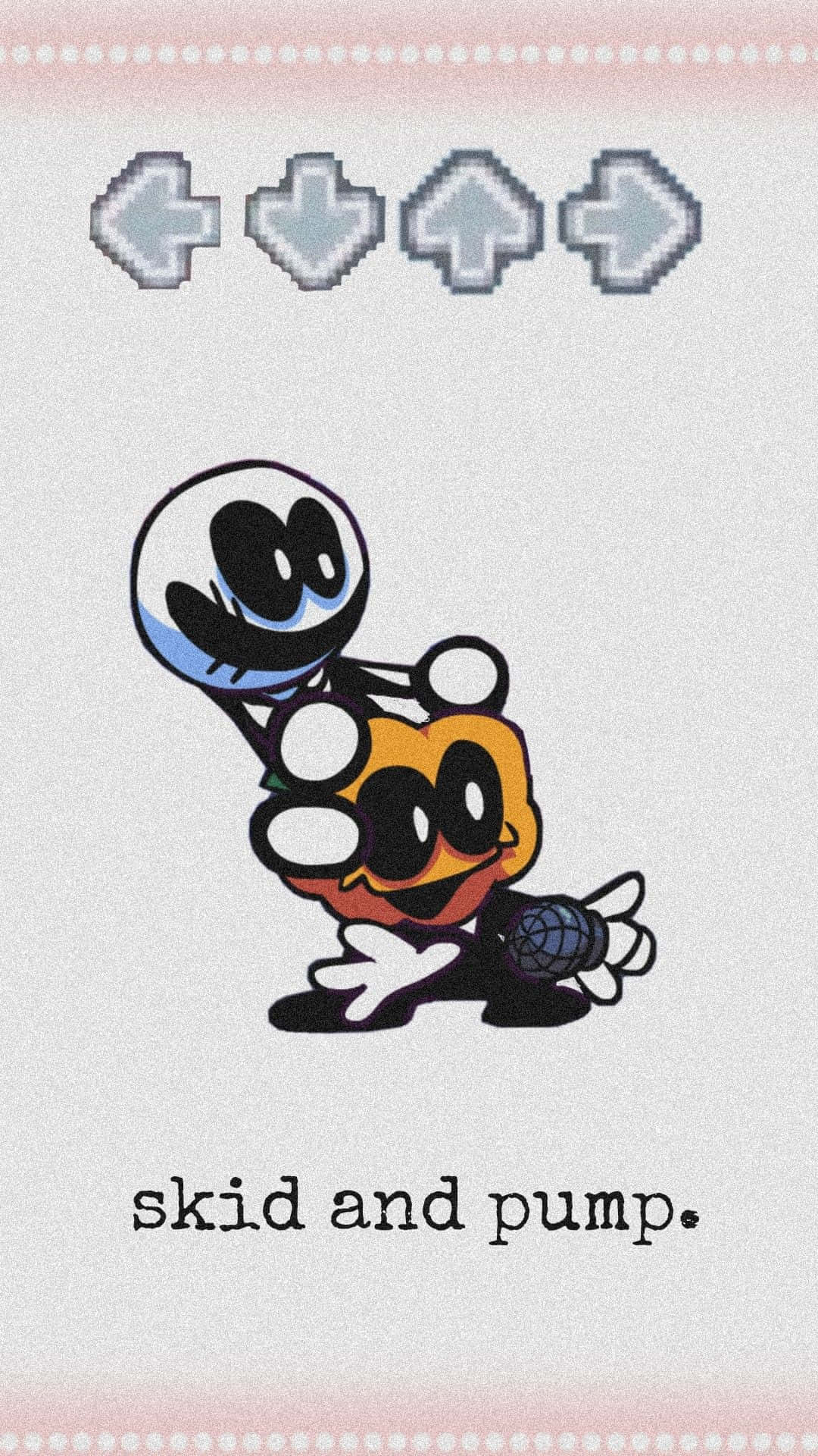 Skidand Pump Rhythm Game Characters Background