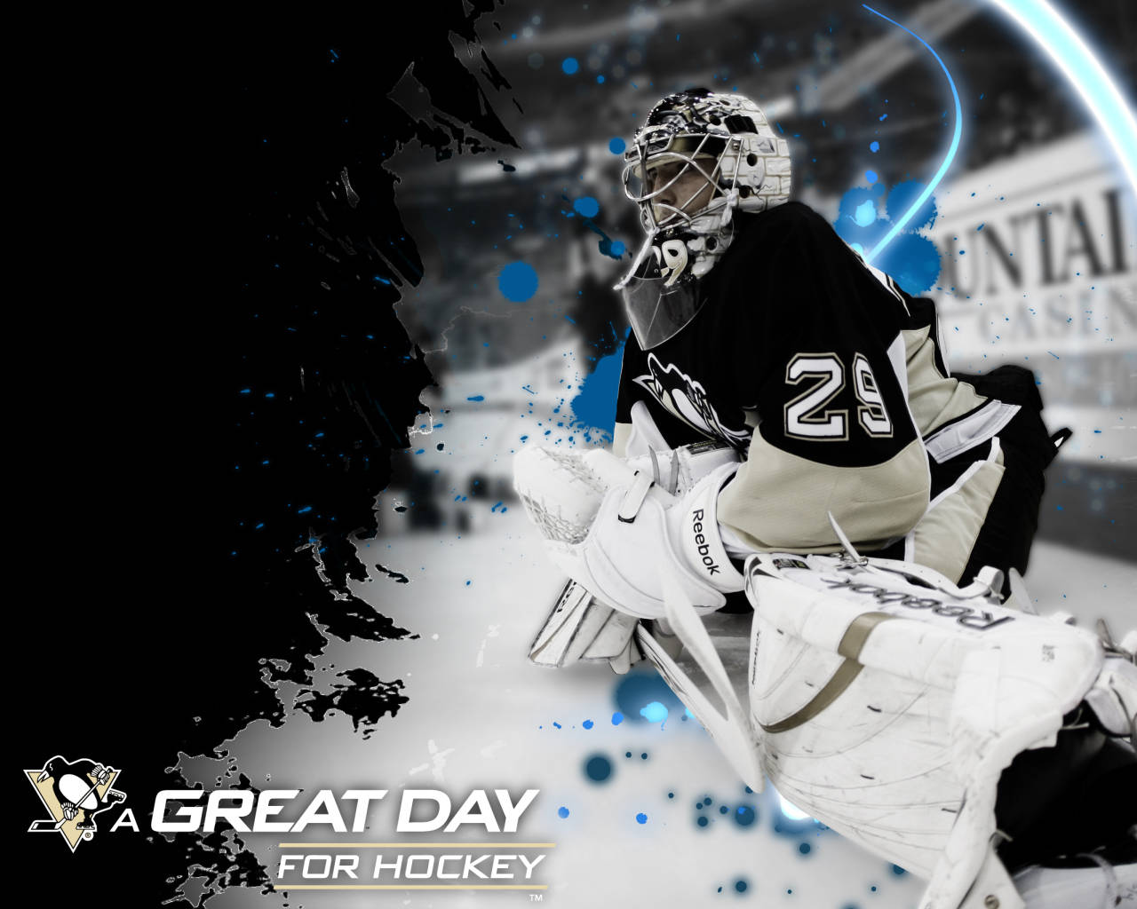 Skilled Goaltender Marc Andre Fleury Background