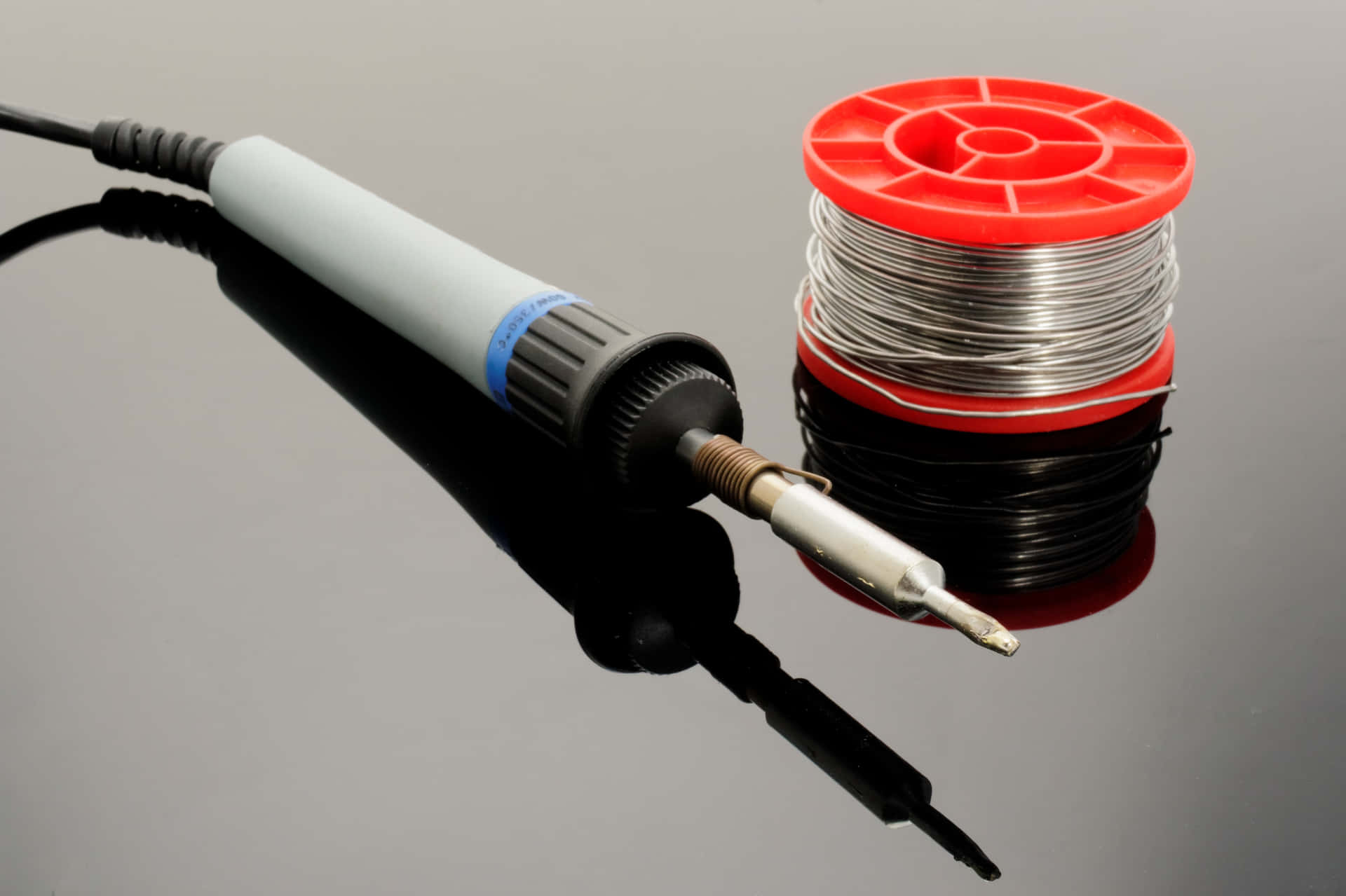 Skilled Precision - Soldering Iron And Lead Wire Background