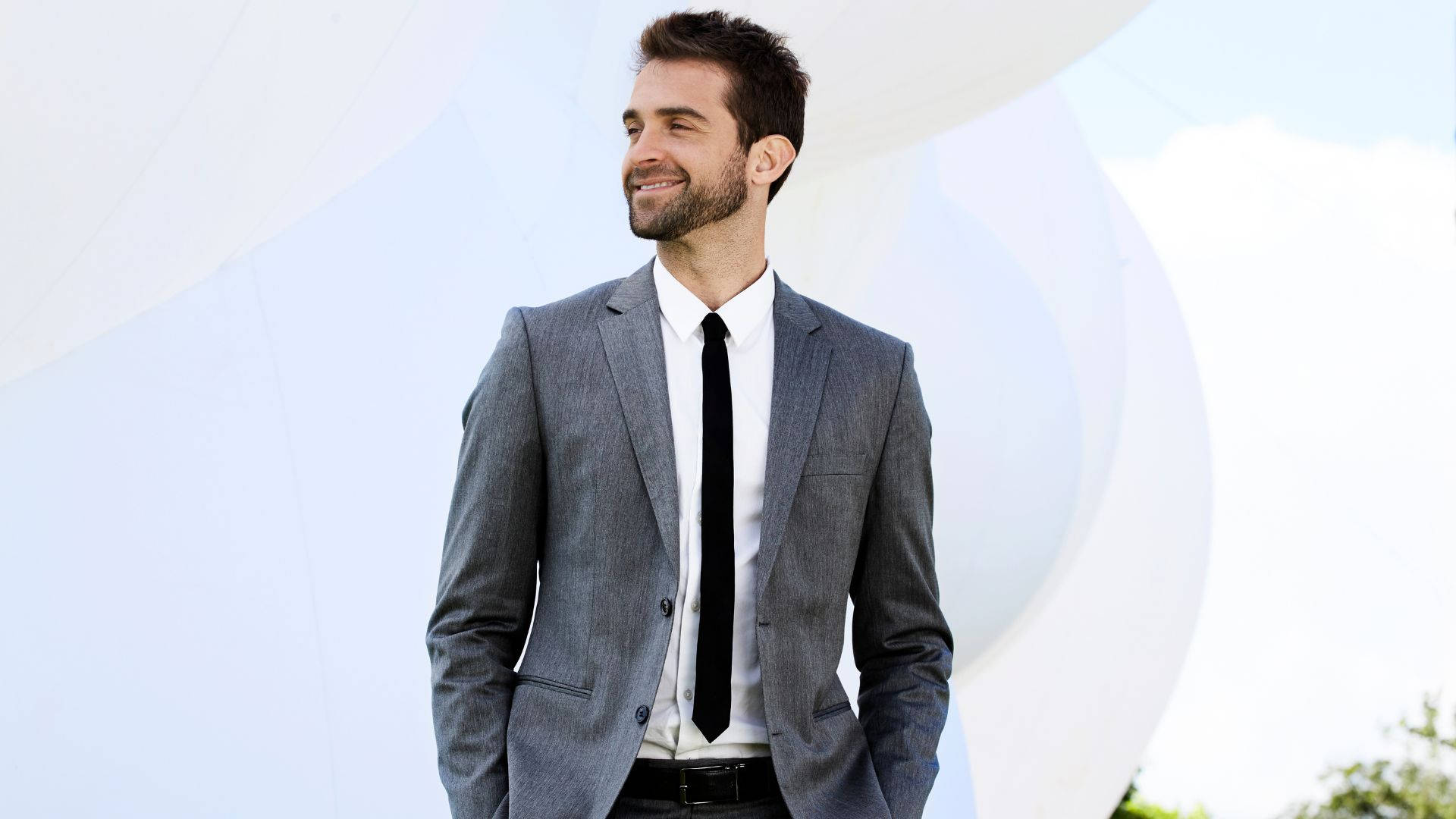 Skinny Suit Jacket Gray