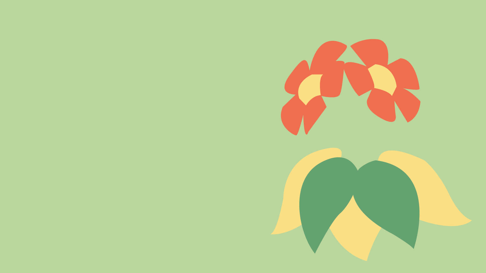 Skirt And Flowers Of Bellossom Background