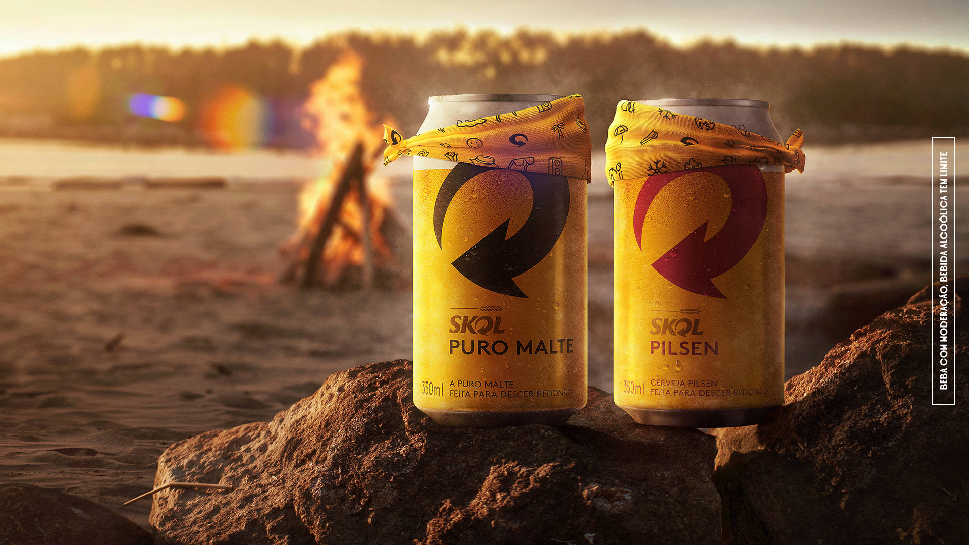 Skol Campfire Pilsen Background