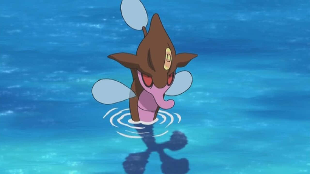 Skrelp Surfacing Above Water Background