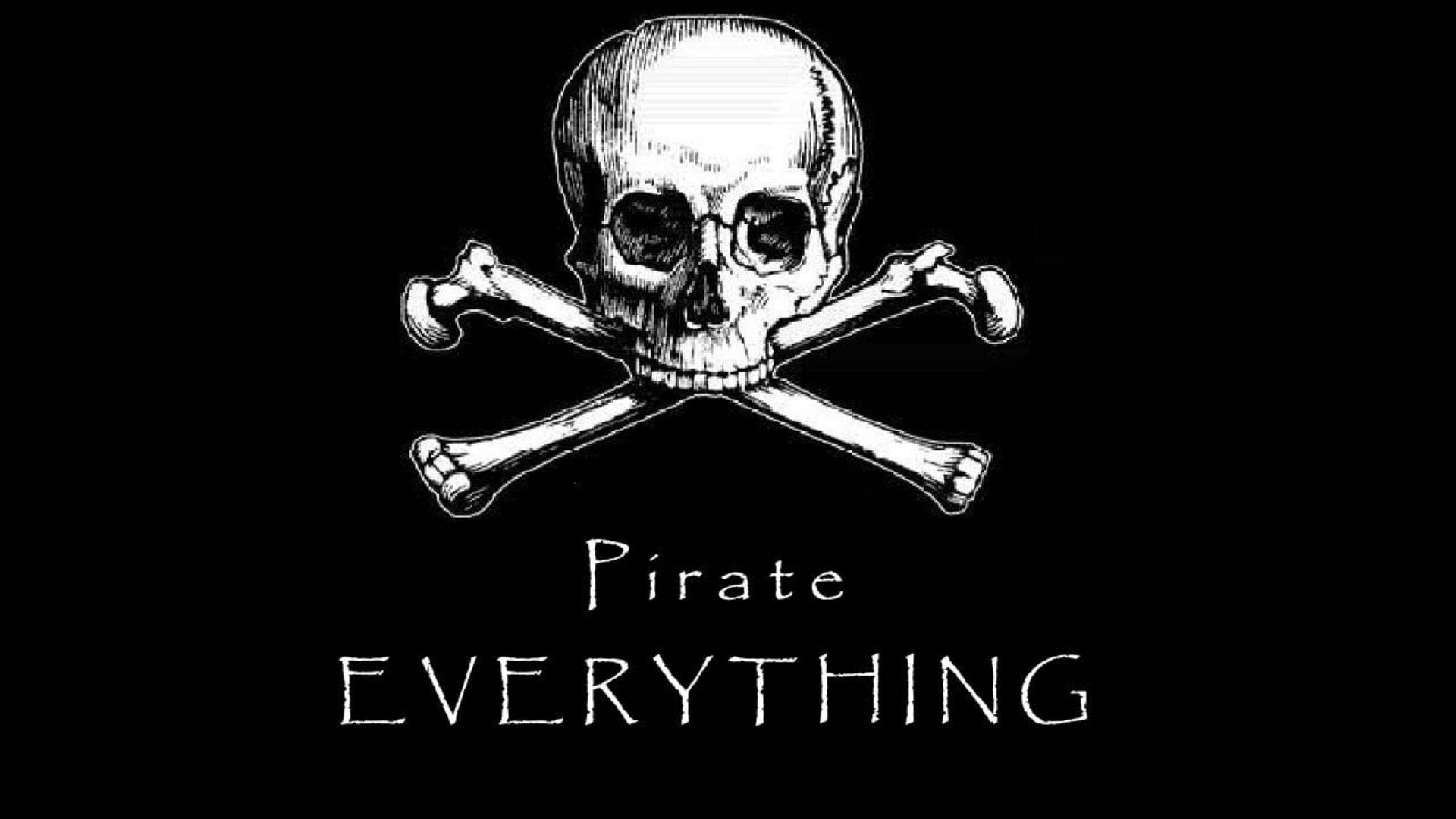 Skull And Bones Hacker Logo Background