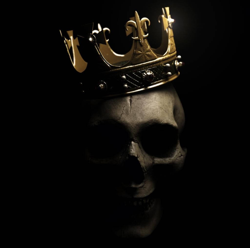 Skull Black King Crown