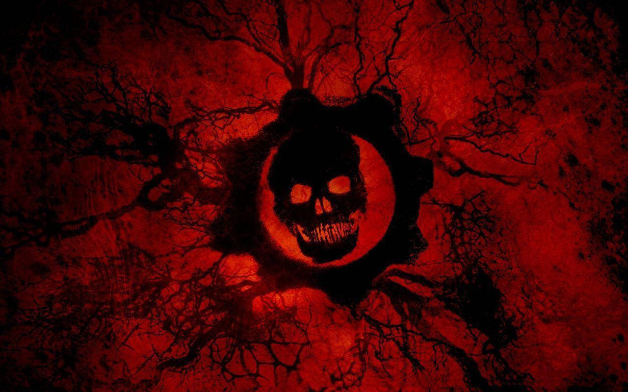 Skull Silhouette Dark Devil Background