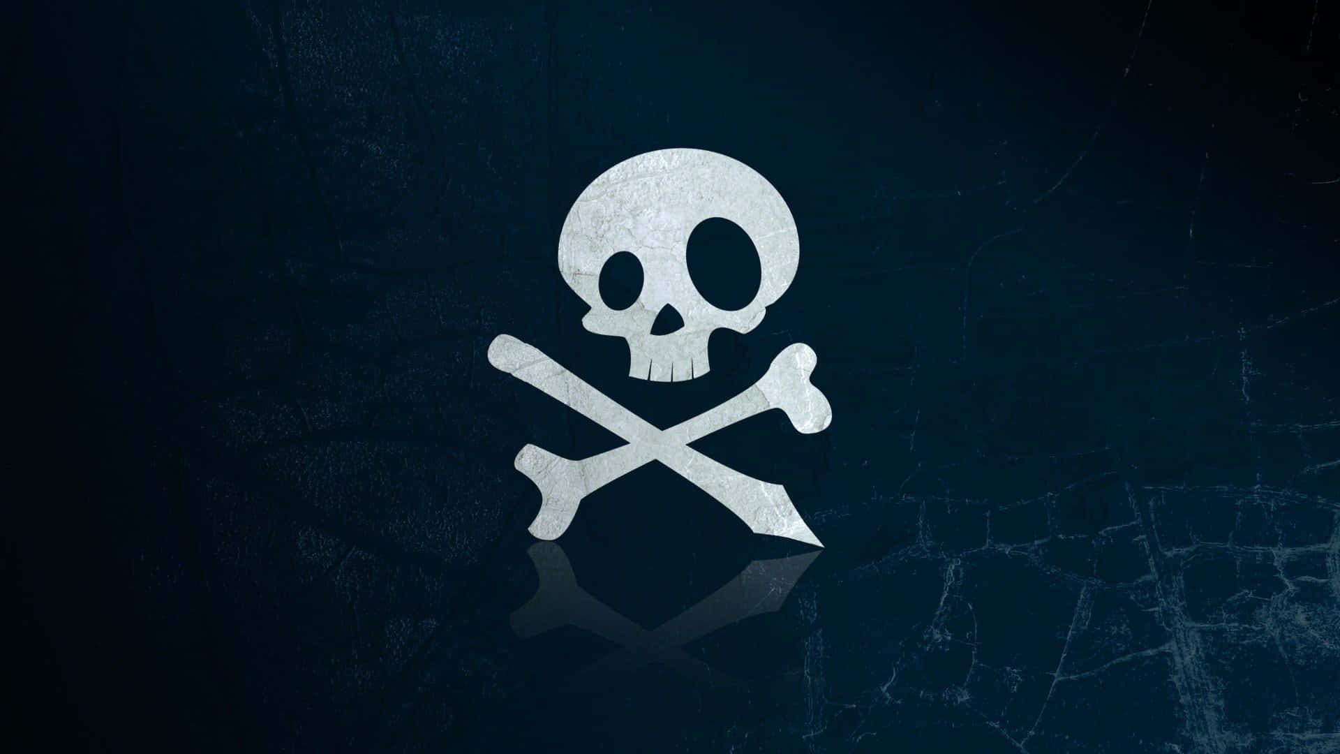 Skulland Crossbones Symbol Background