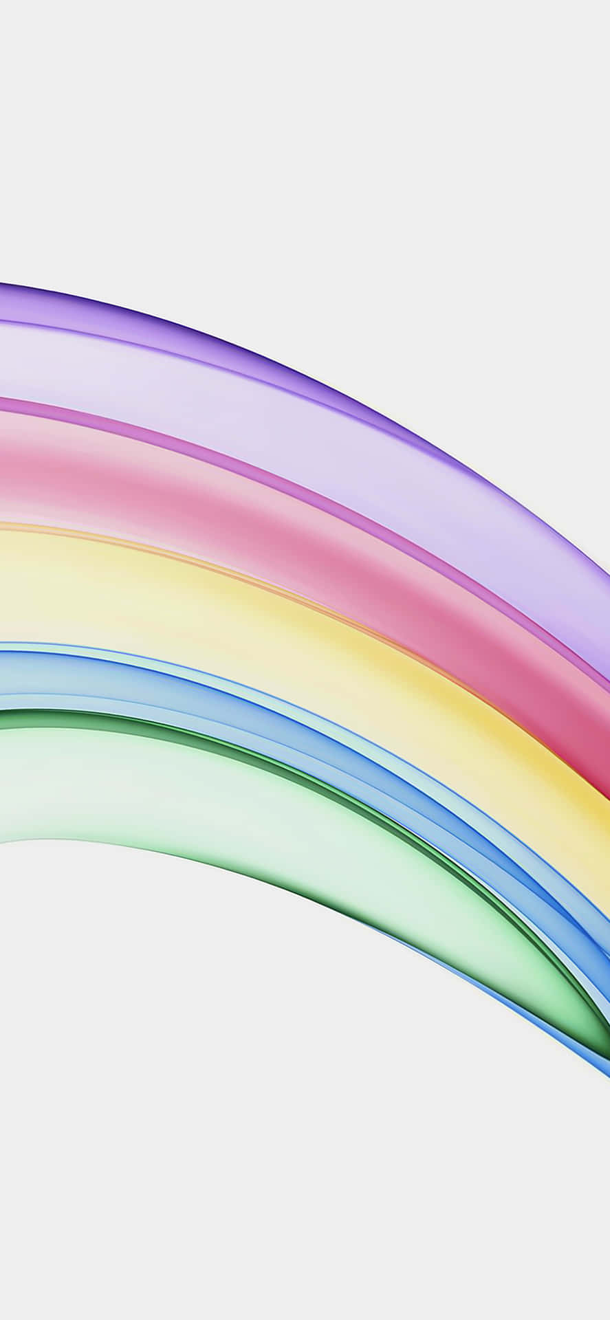 Sky Achieves A White Rainbow Background