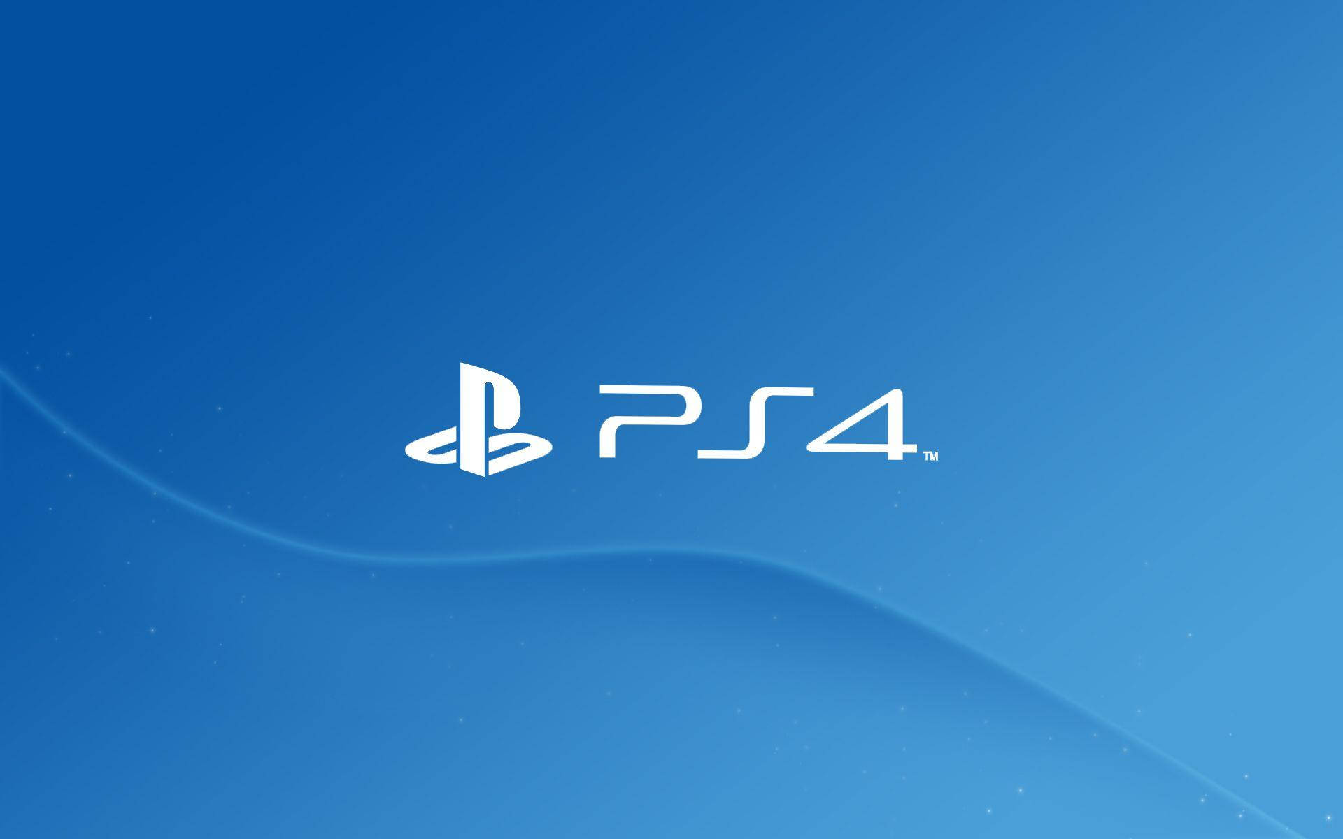 Sky Blue Ps4 Logo Background