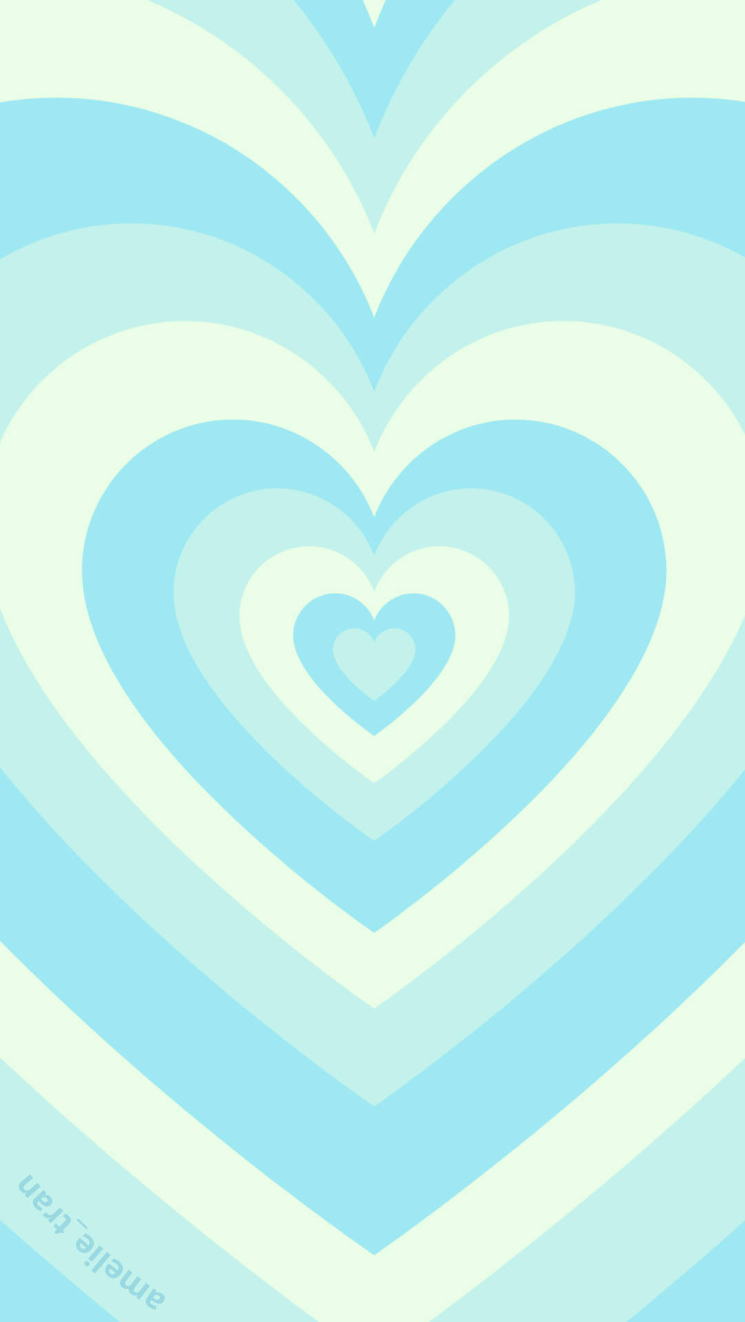 Sky Blue Wildflower Heart