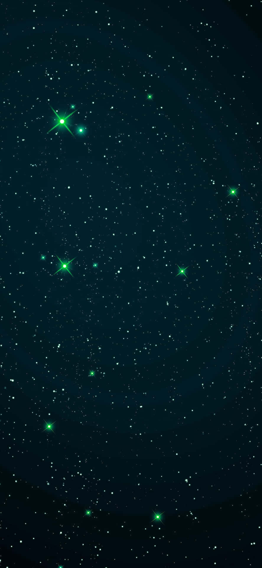 Sky Full Of Stars Dark Green Iphone