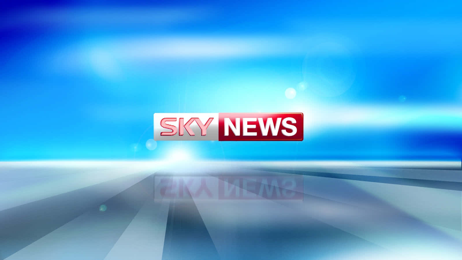 Sky News Blue Rays Background