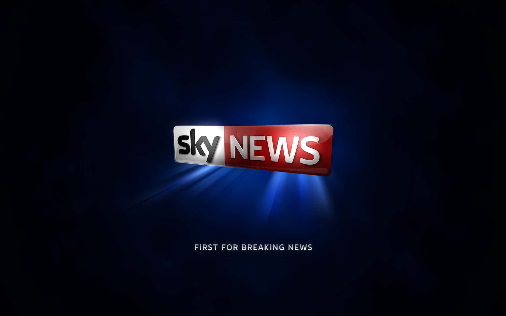 Sky News Glowing Blue Background
