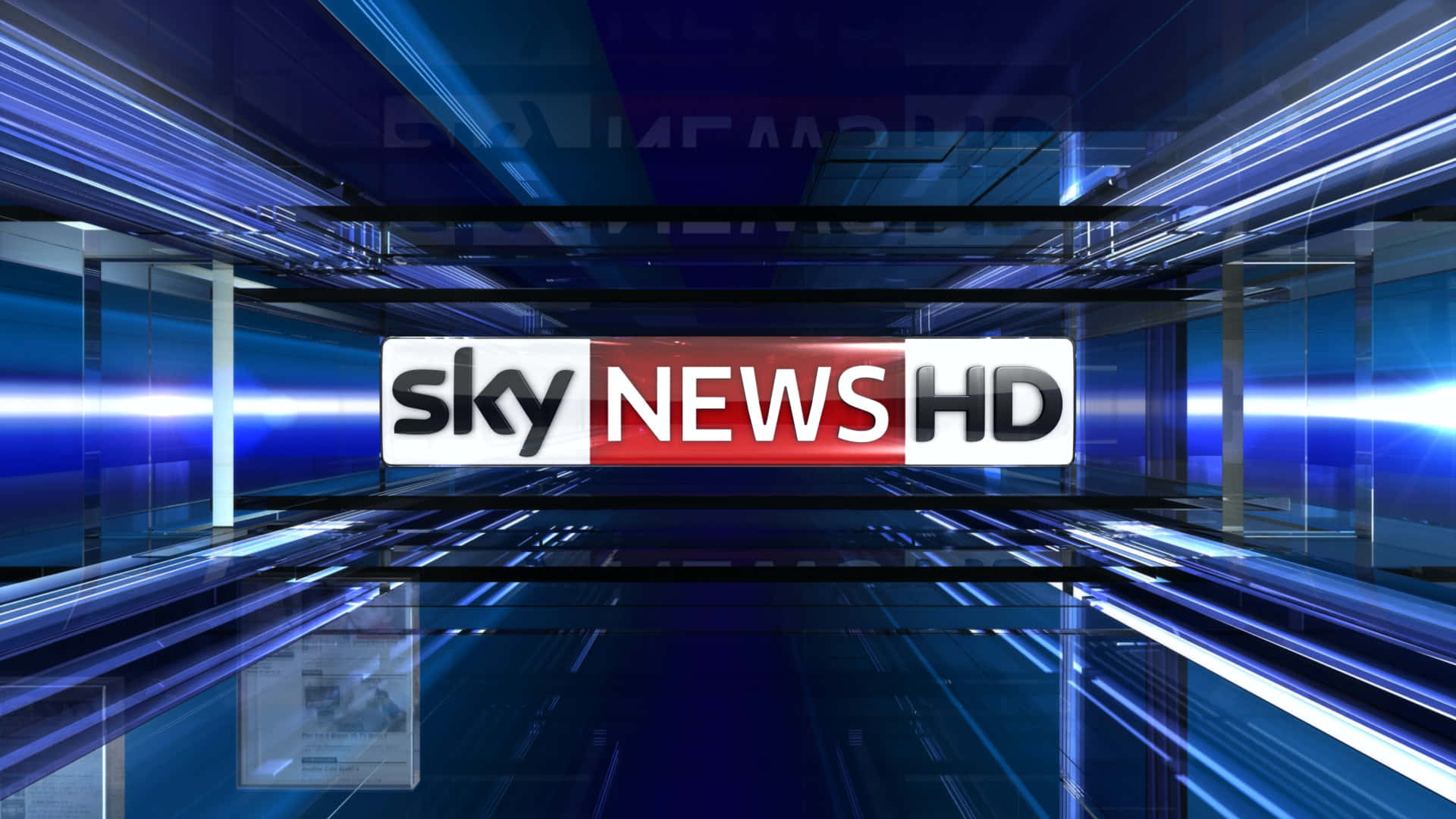 Sky News Hd Blue Light Background