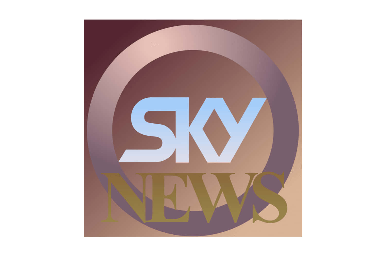 Sky News Pink Logo Background