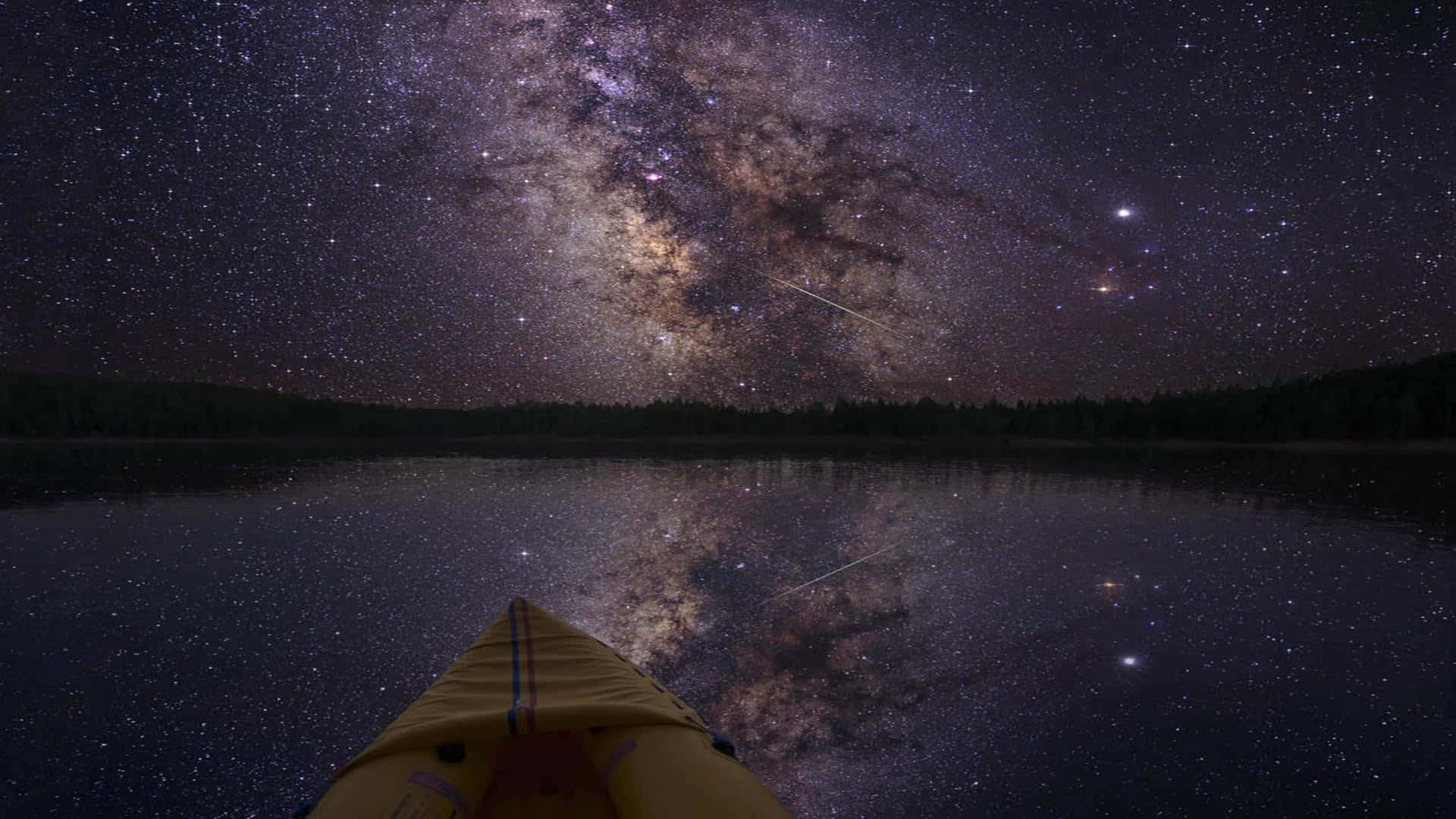 Sky Visible From Lake Background