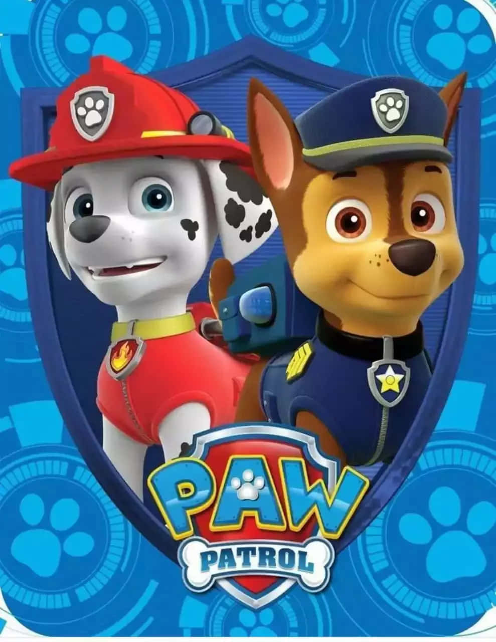 Skye Paw Patrol Blue Cover Art Background