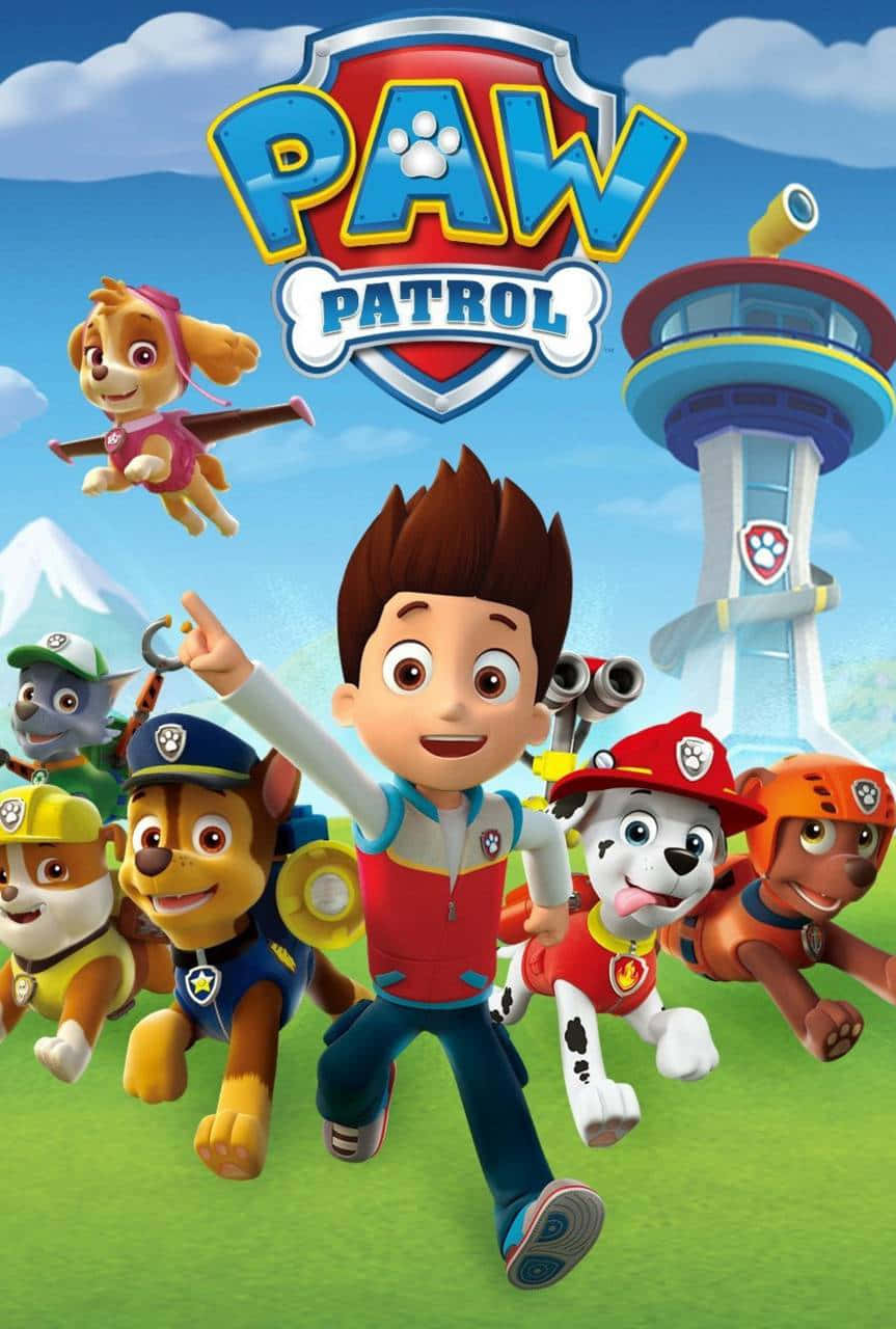 Skye Paw Patrol Official Potrtait Cover Background