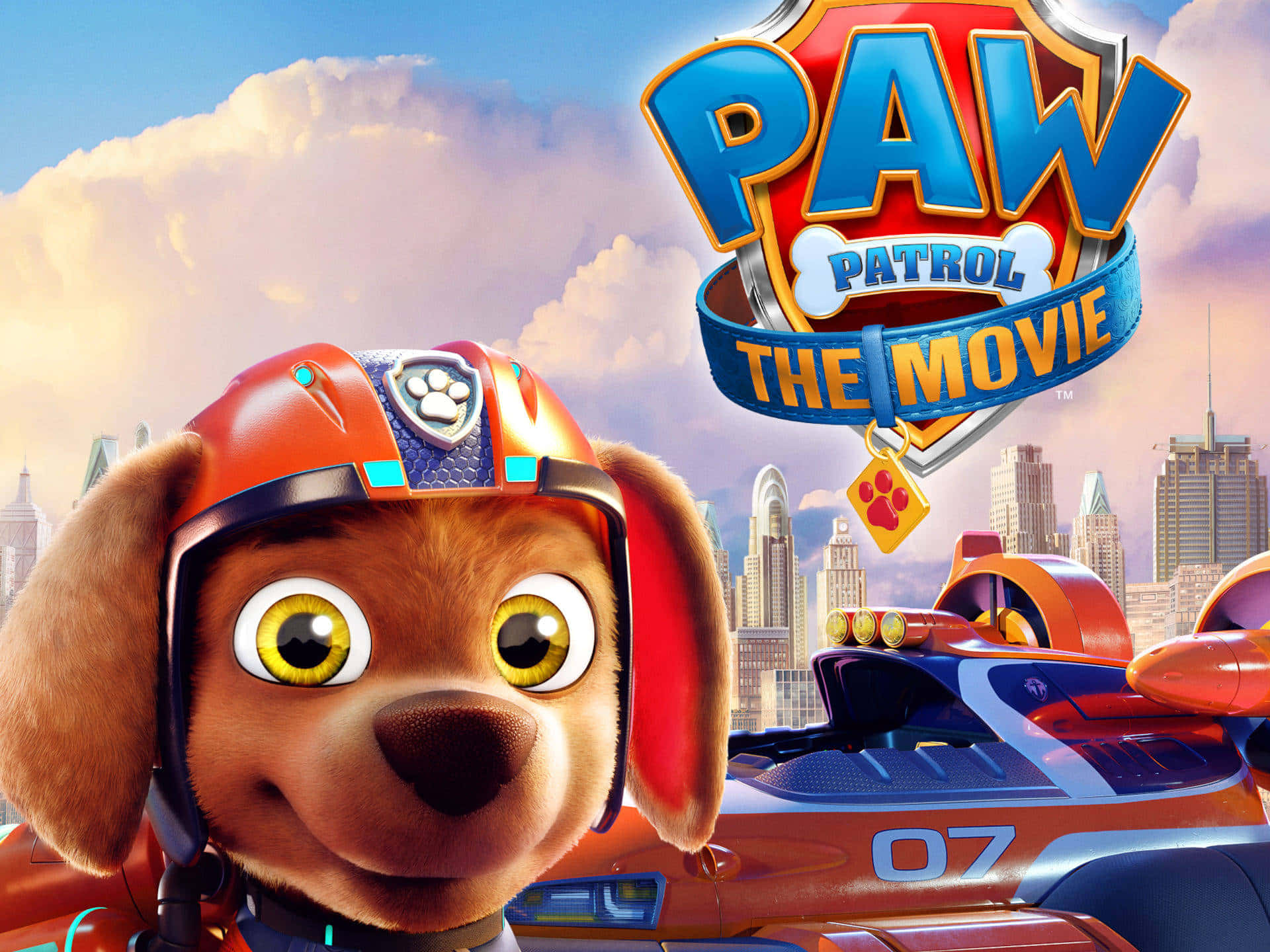 Skye Paw Patrol The Movie Promotional Cover Background