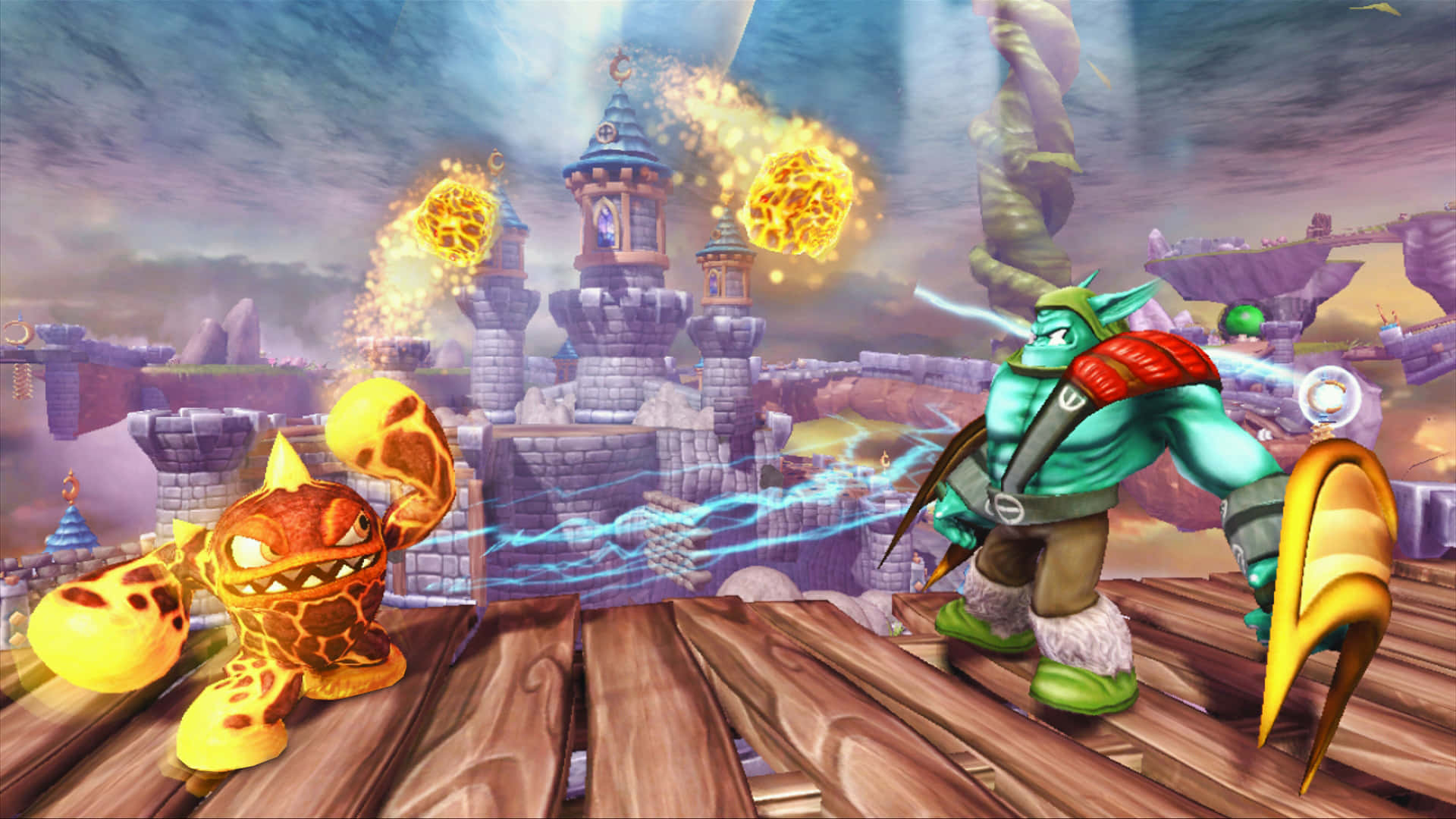 Skylanders Characters Adventure Background