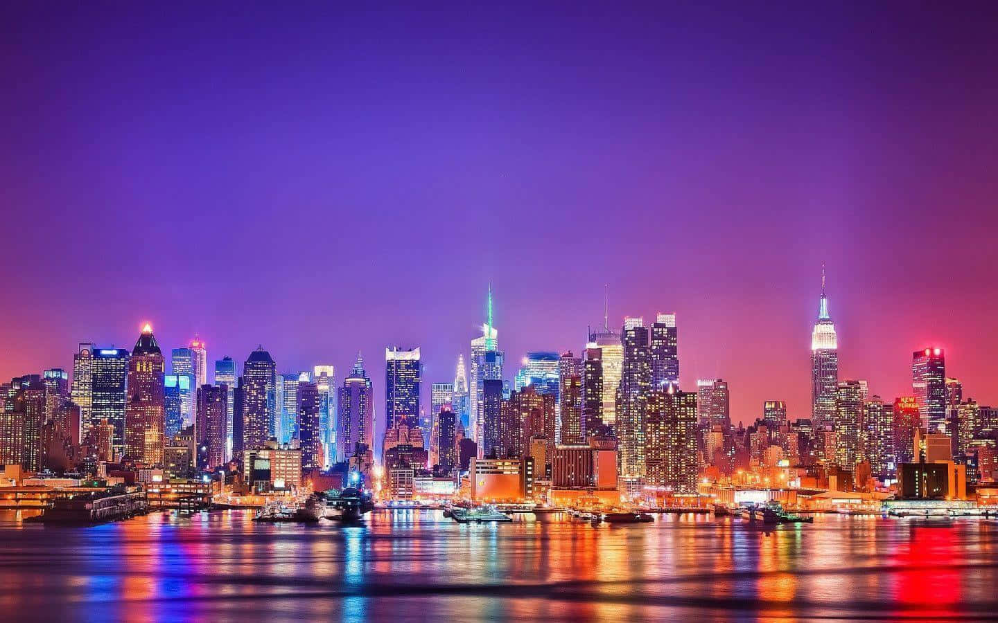Skyline Of New York City Desktop Background