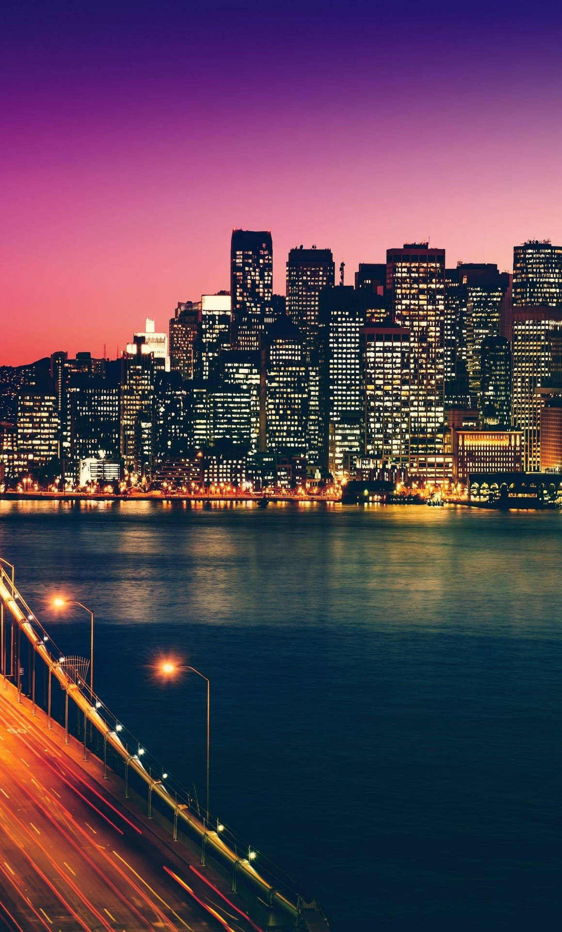 Skyline Of San Francisco Iphone Background