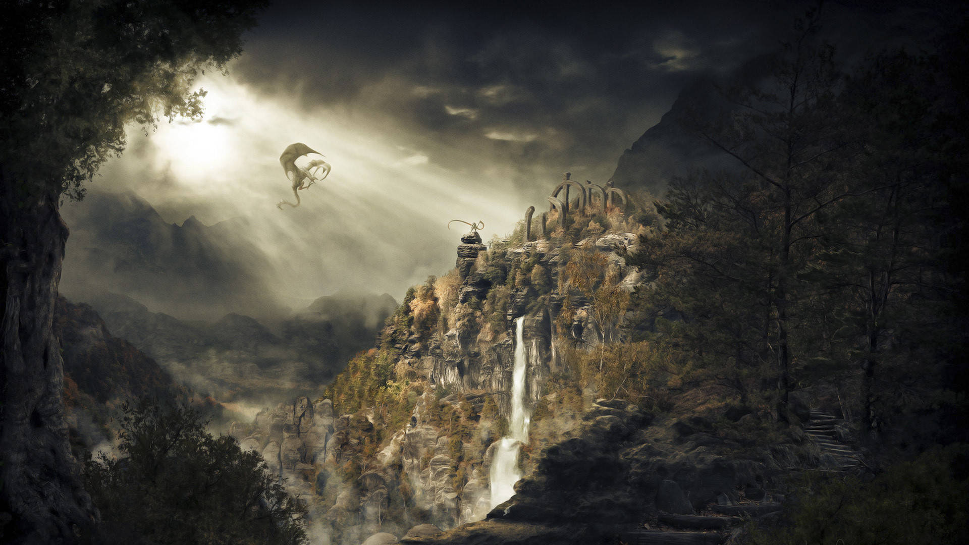 Skyrim Fantasy Hd Scenery Background